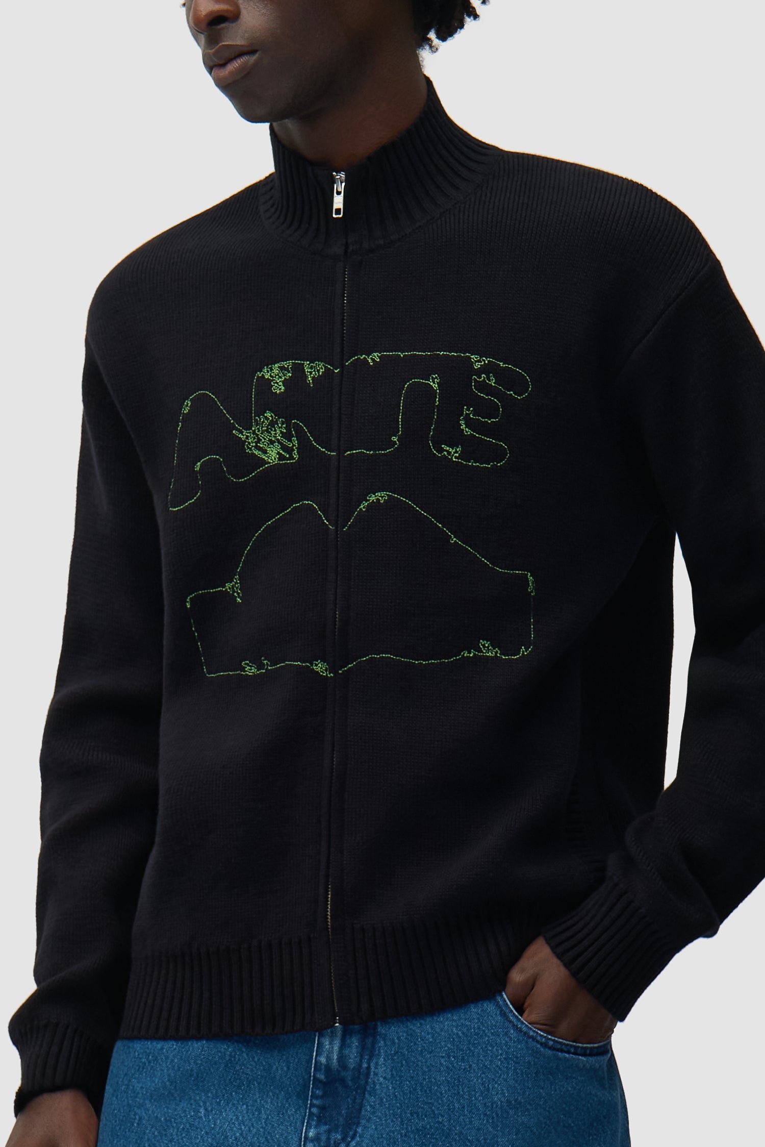 Cardigan à col Diels - Noir