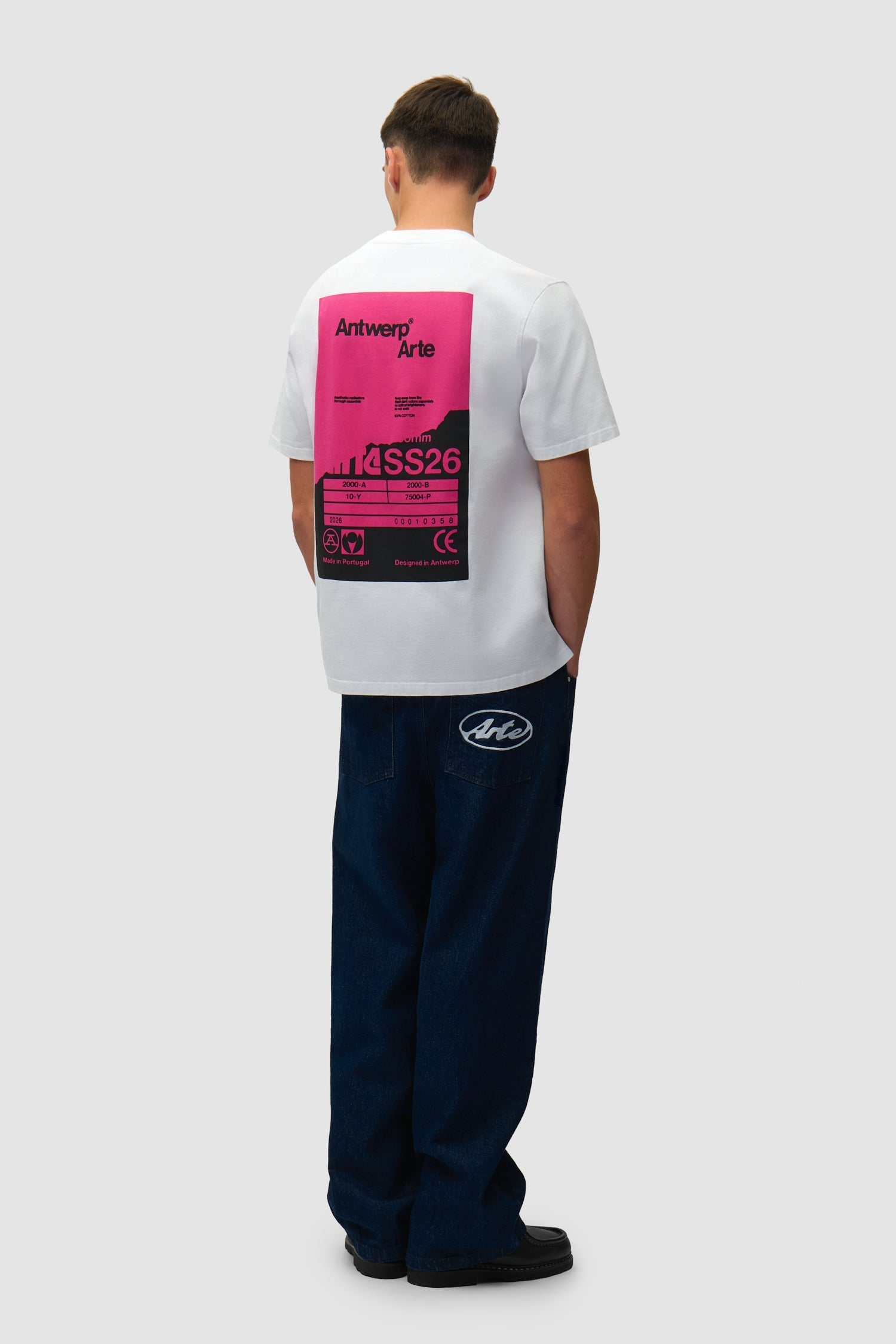 T-shirt Poster dos - Blanc