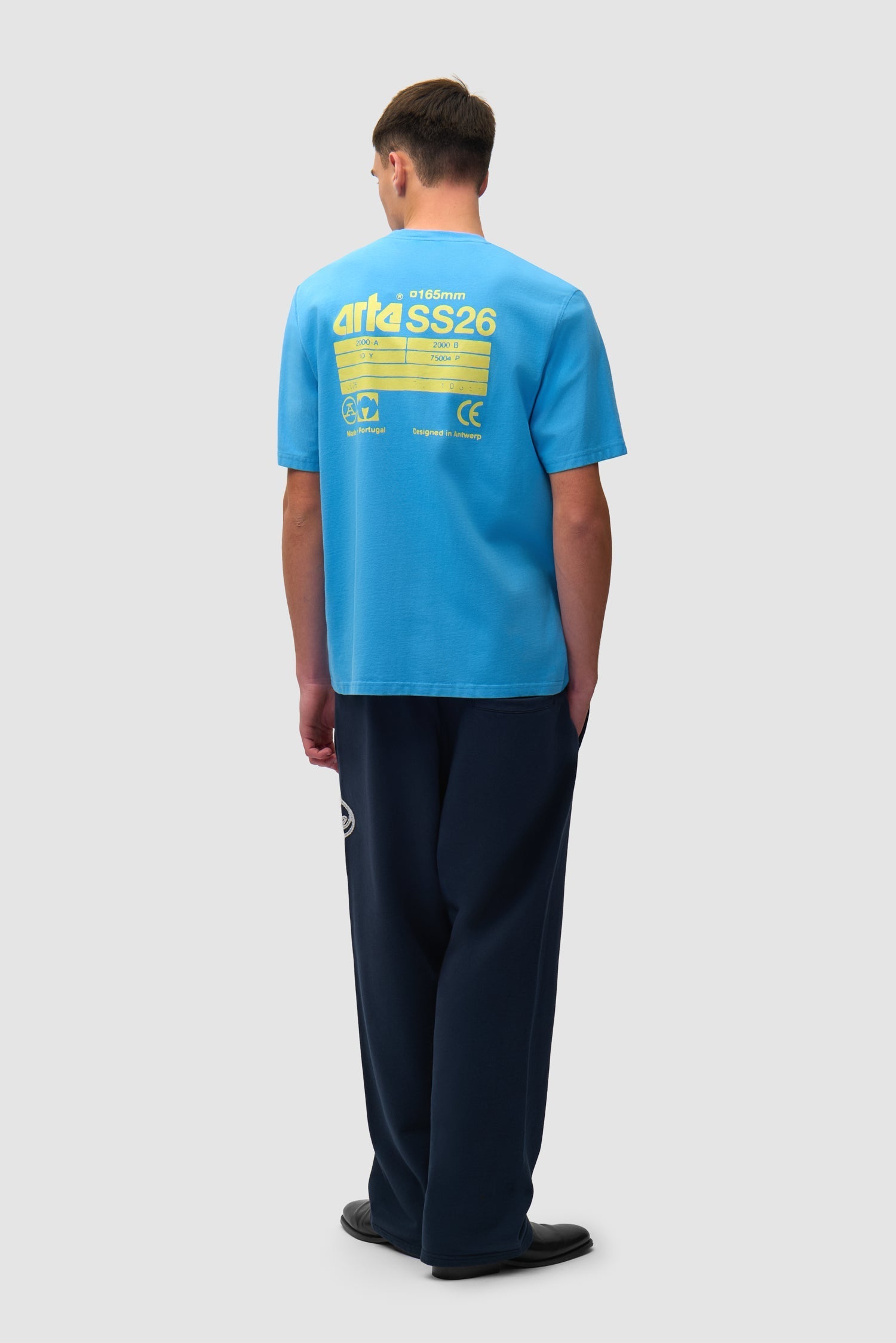 T-shirt SS26 Back - Bleu