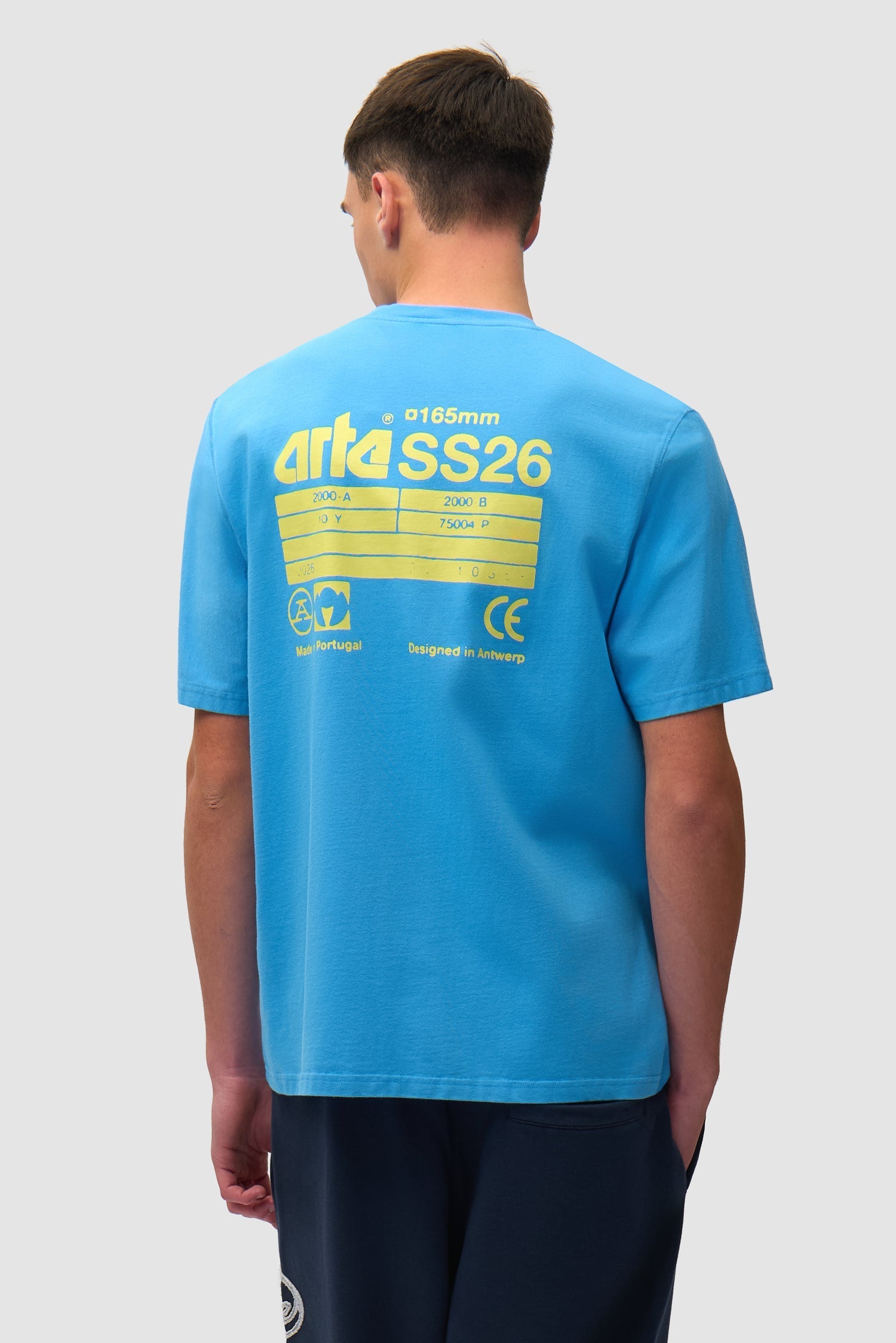 T-shirt SS26 Back - Bleu