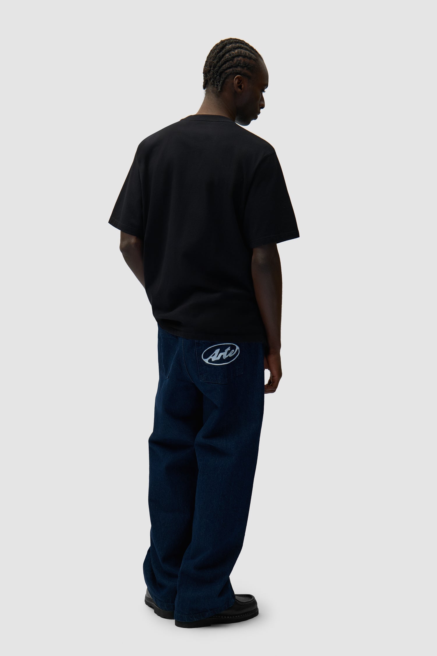 T-shirt avec logo sur le côté - Noir