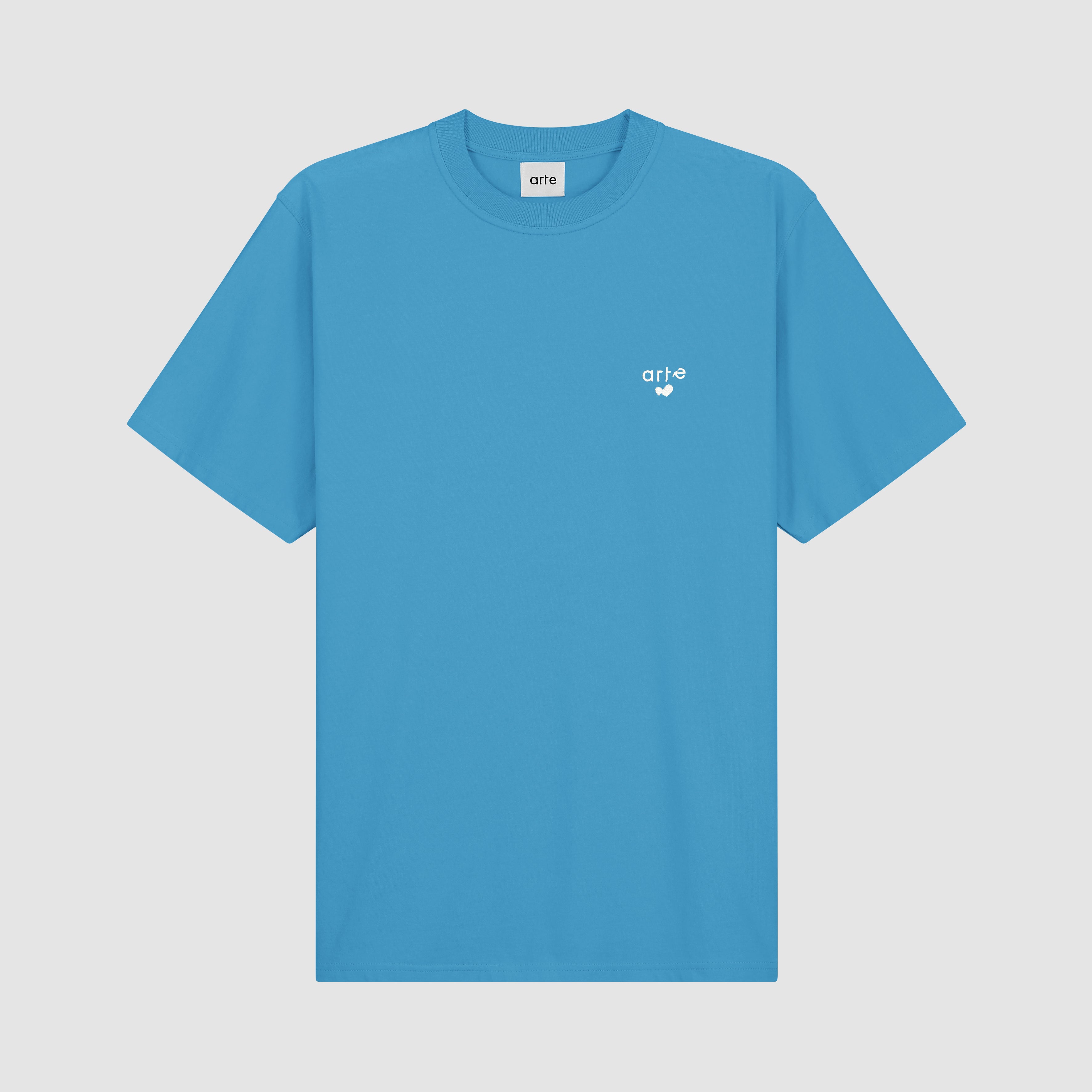 T-shirt avec logo cœur - Bleu