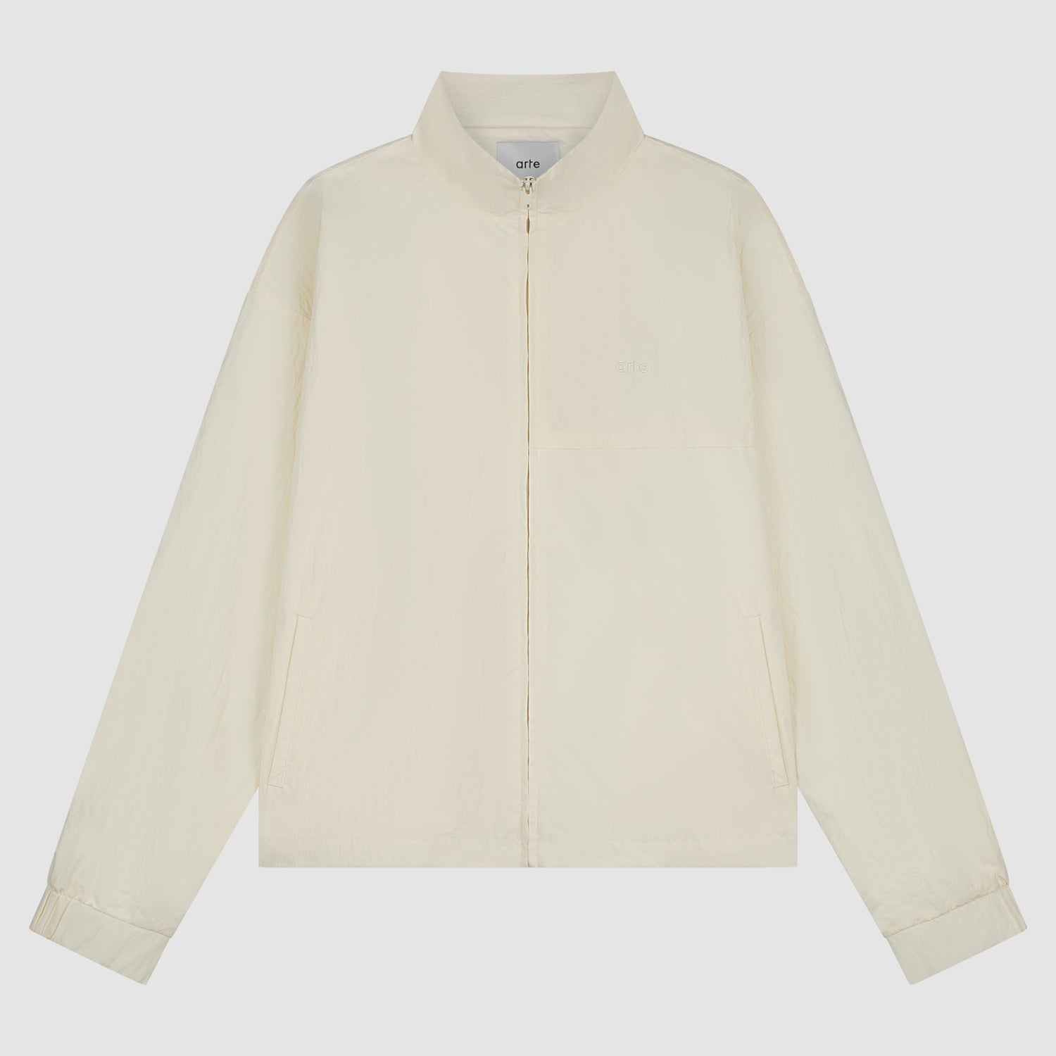 Veste de survêtement carrée - Crème