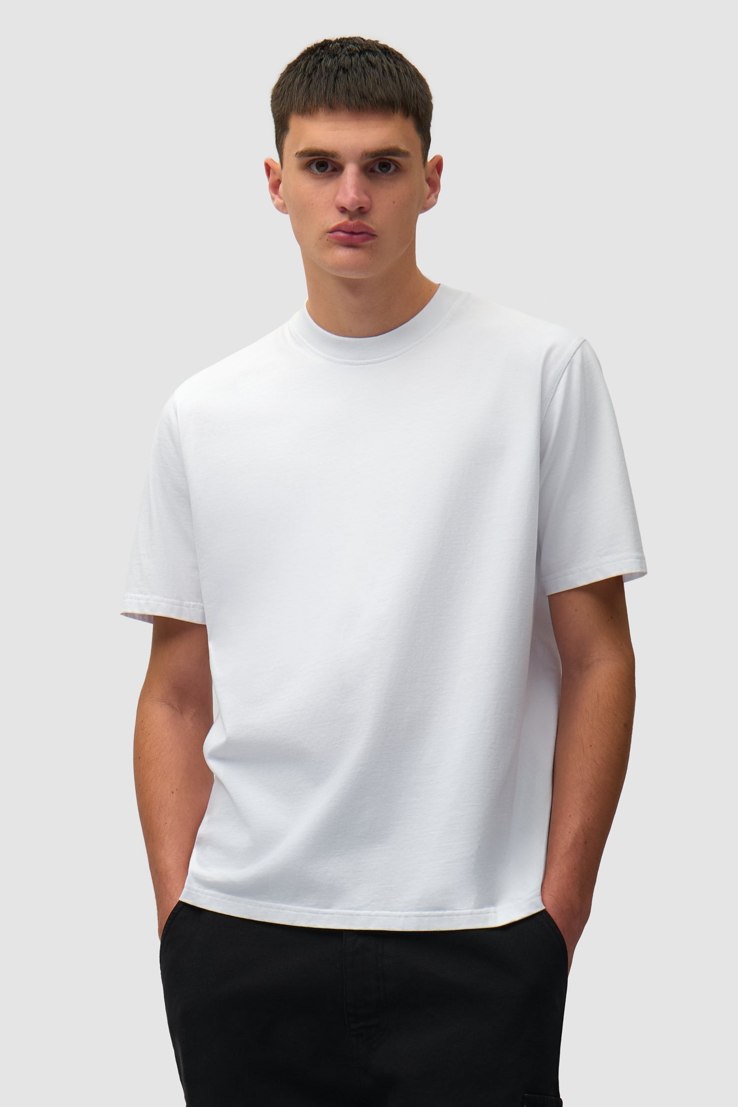 T-shirt à grand logo dans le dos - Blanc