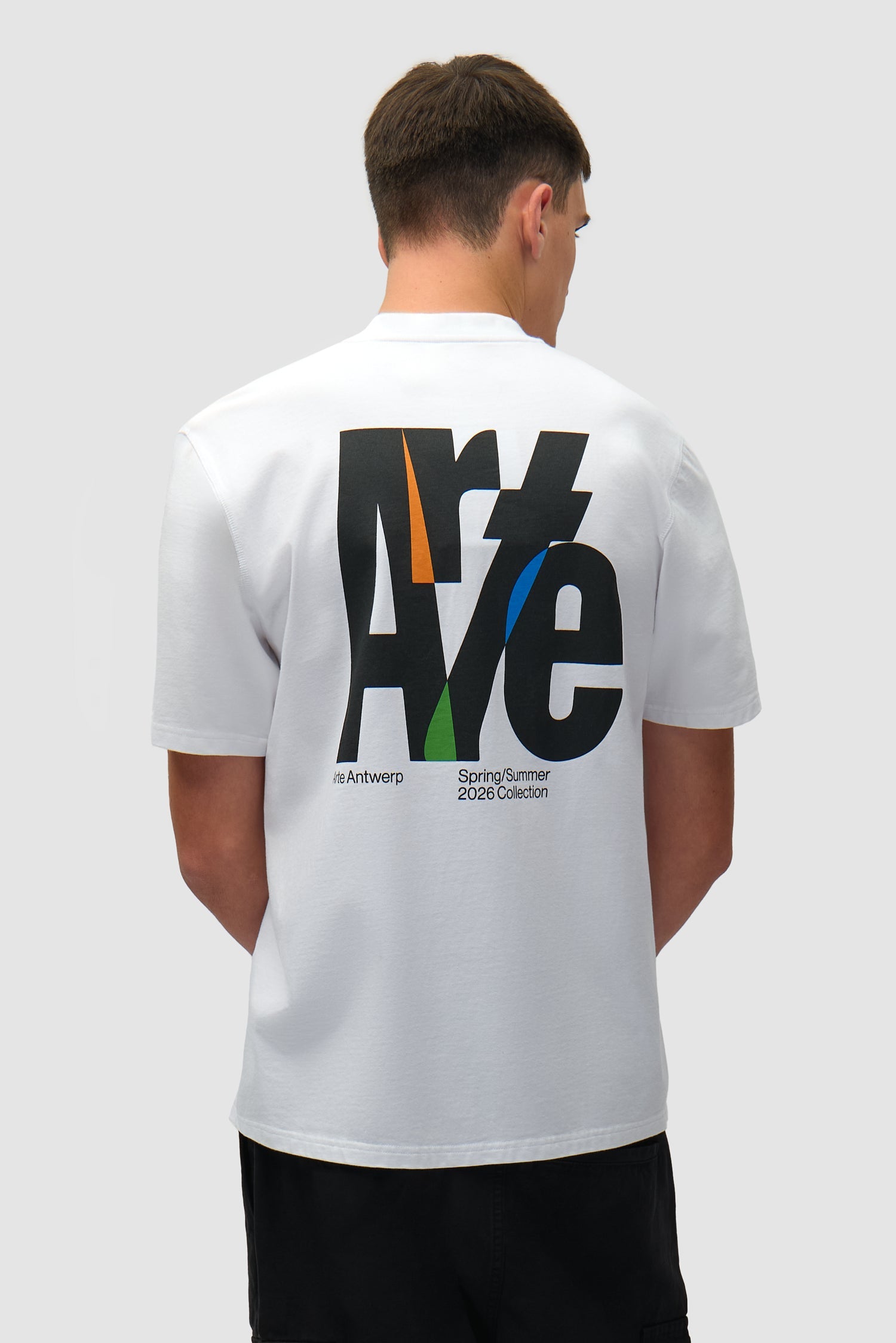 T-shirt à grand logo dans le dos - Blanc
