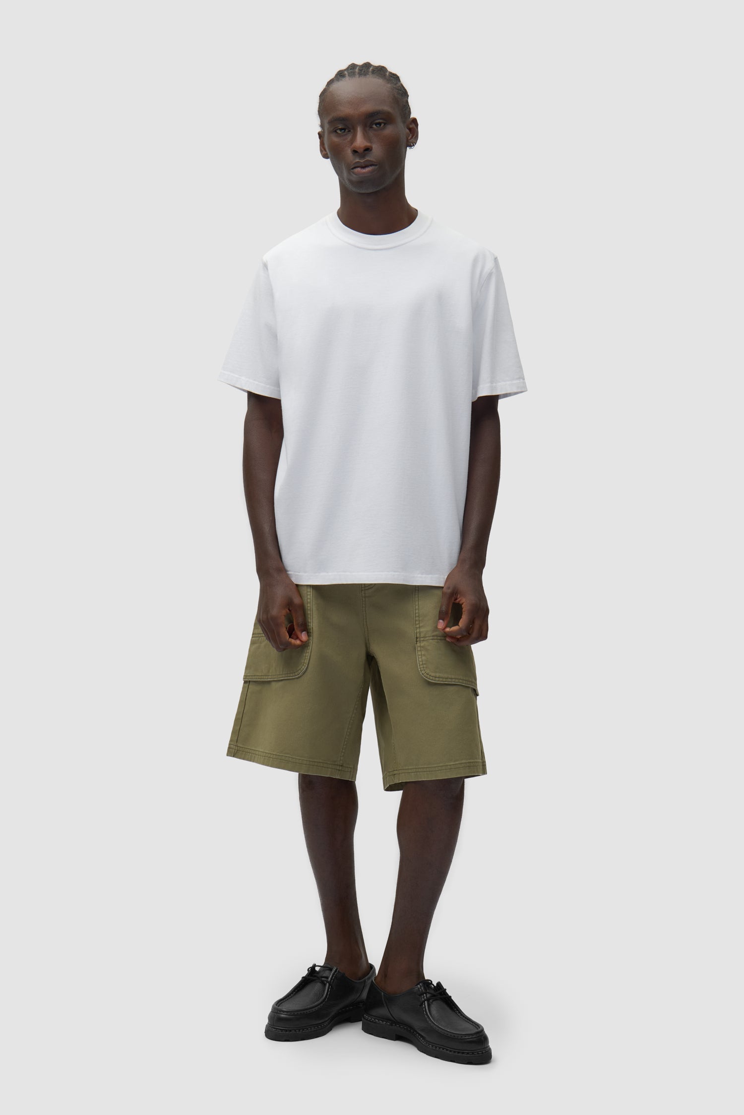 T-shirt imprimé délavé au dos - Blanc
