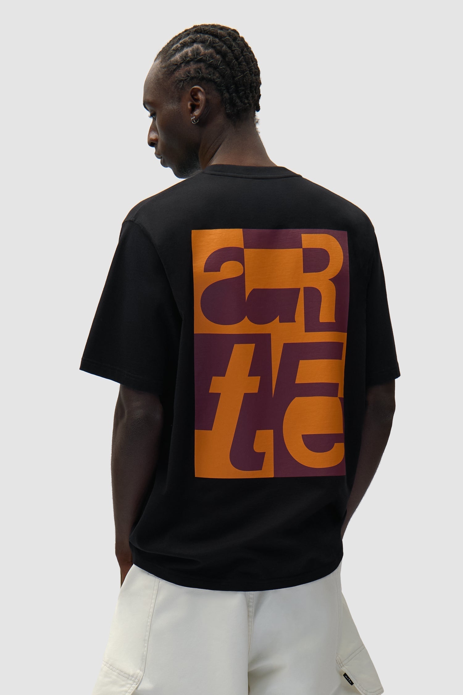 T-shirt graphique dos - Noir