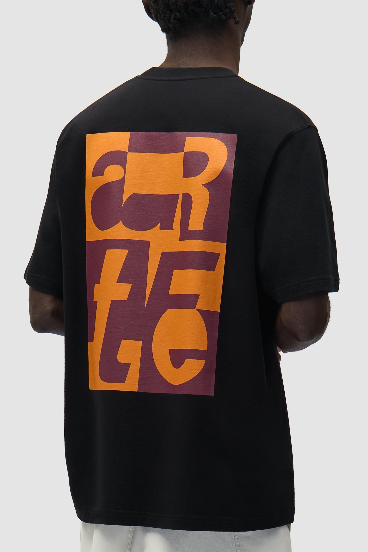 T-shirt graphique dos - Noir
