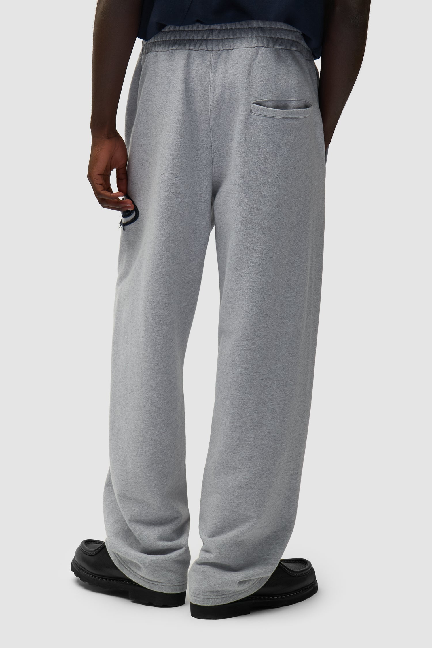 Pantalon de survêtement avec logo Circle Patch - Gris