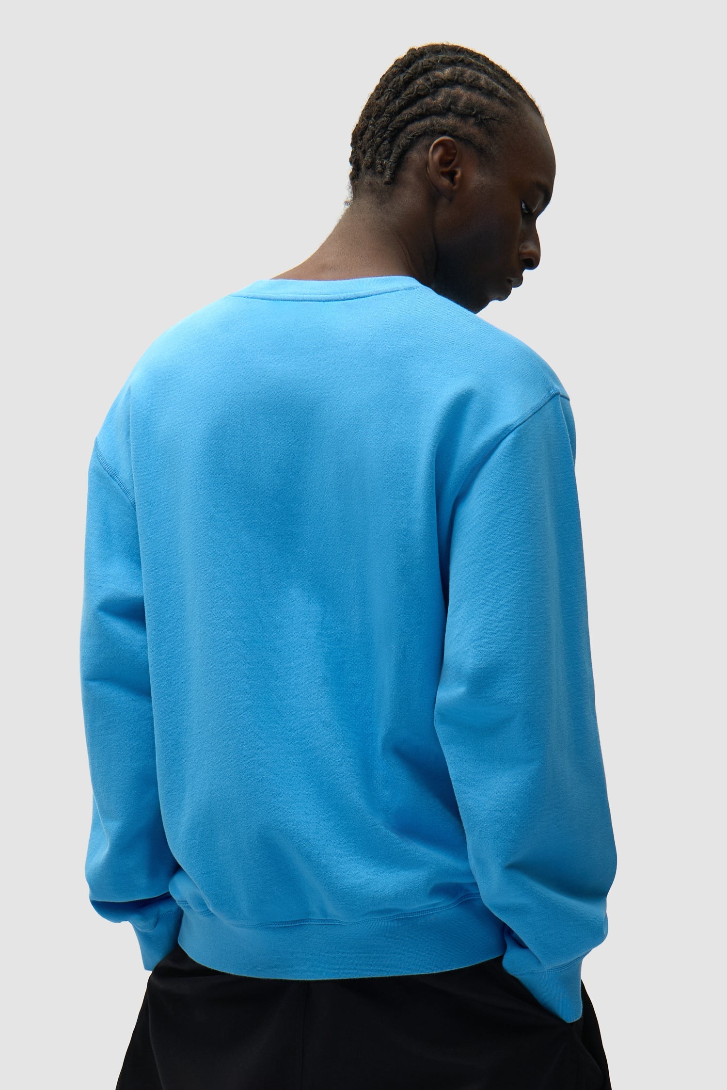 T-shirt à col rond avec logo cœur - Bleu