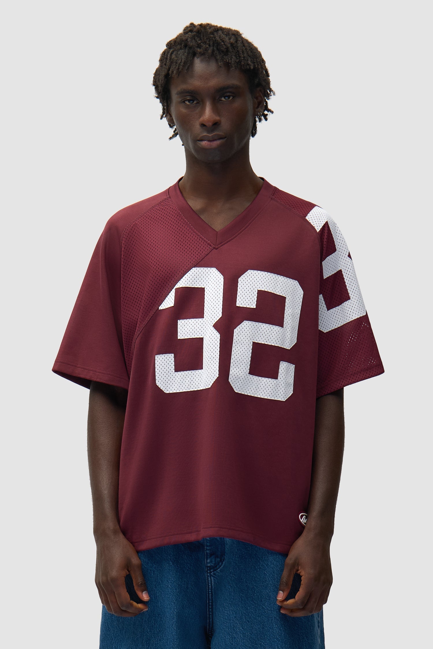 Maillot 32 - Blanc/Bordeaux