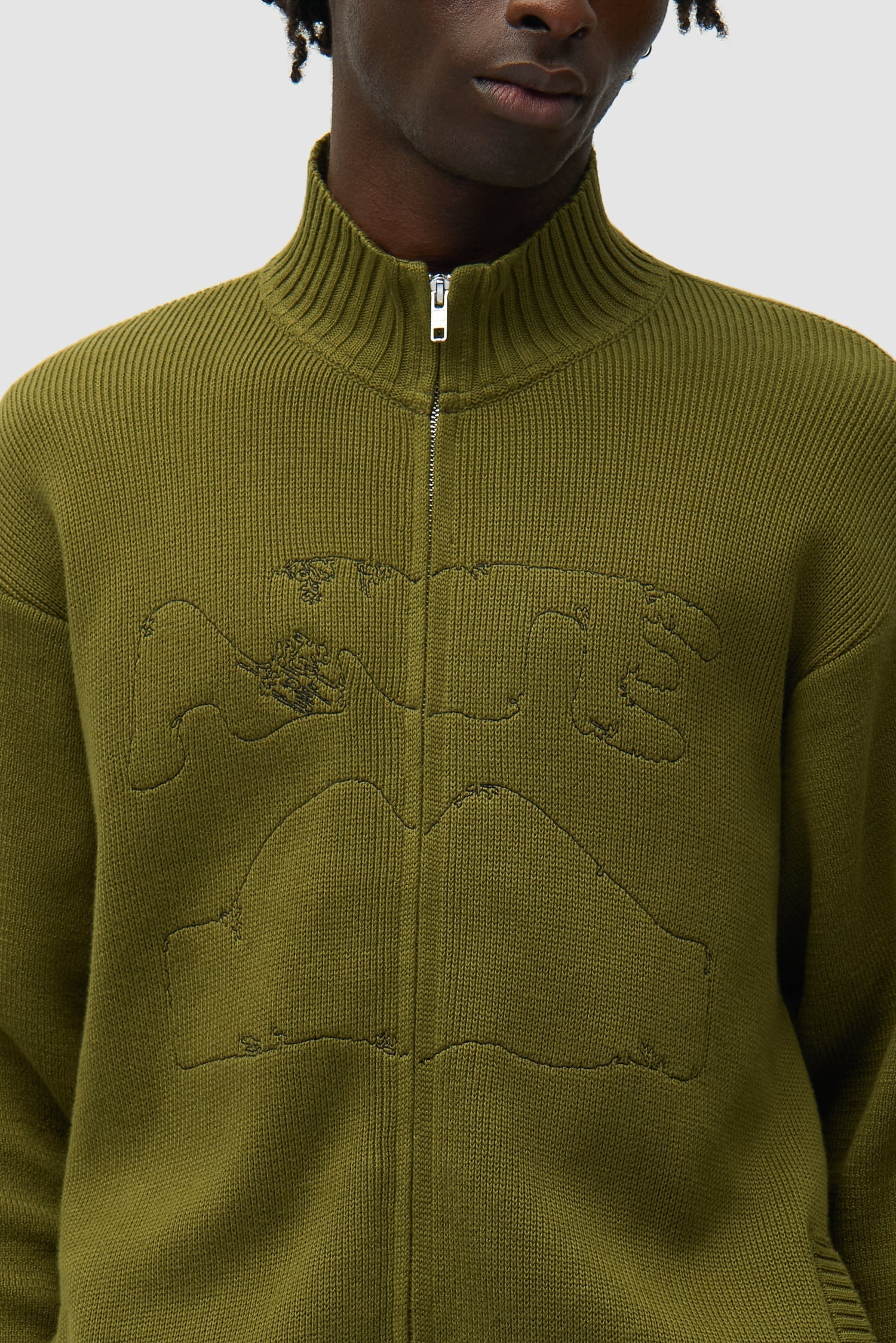 Cardigan à col Diels - Vert