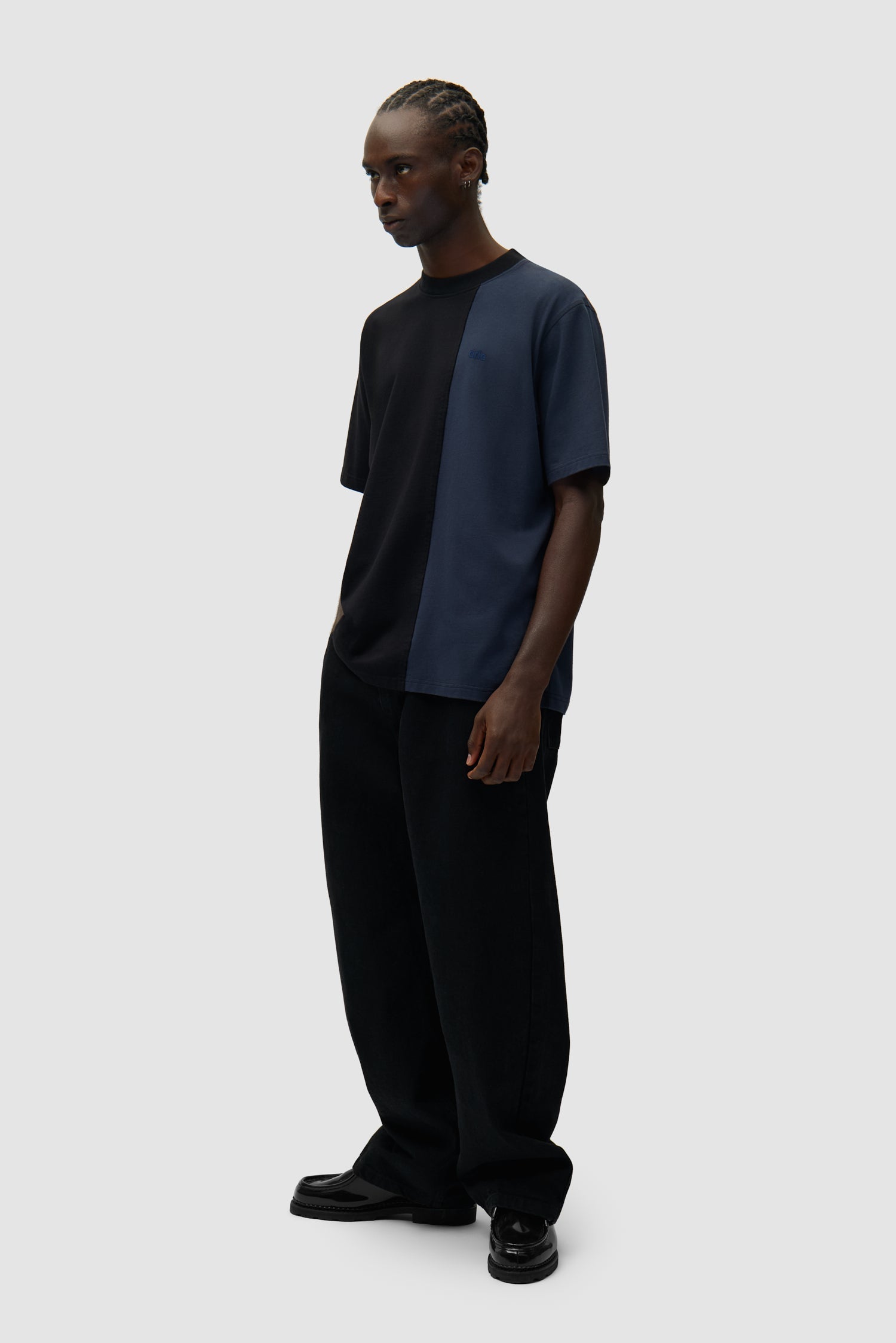 Pantalon à poche avec logo circulaire - Noir