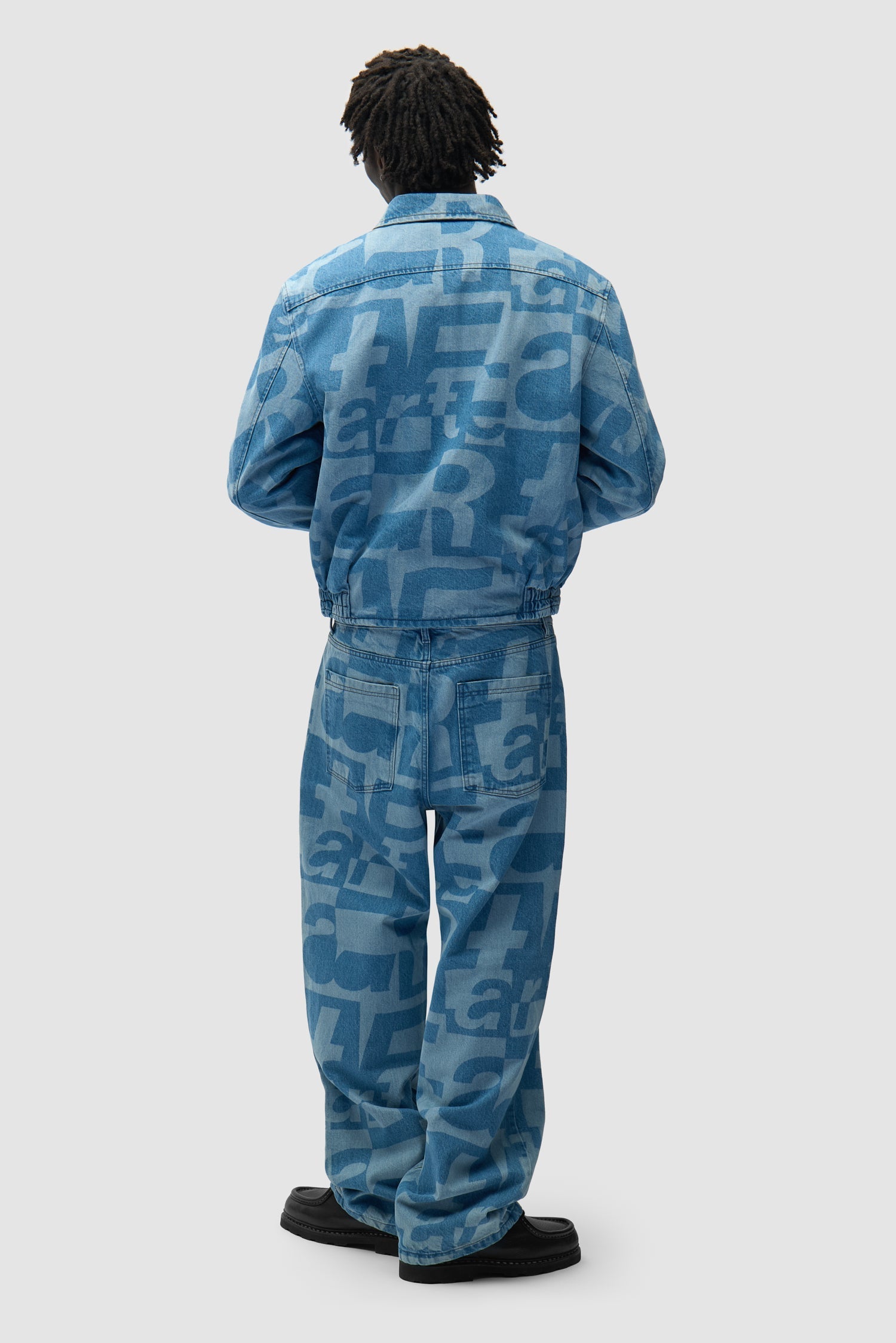Veste en denim intégral - Denim brut