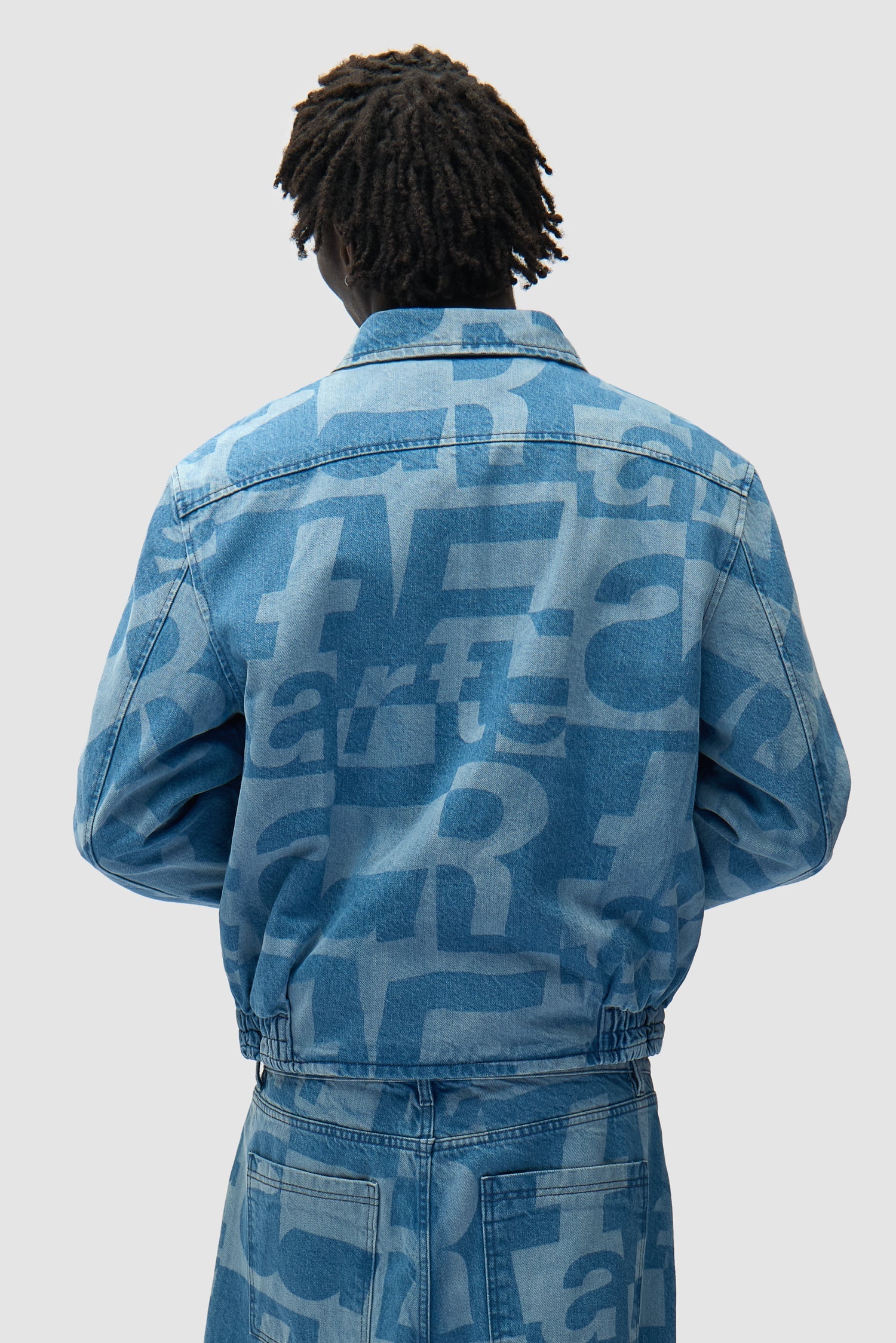 Veste en denim intégral - Denim brut