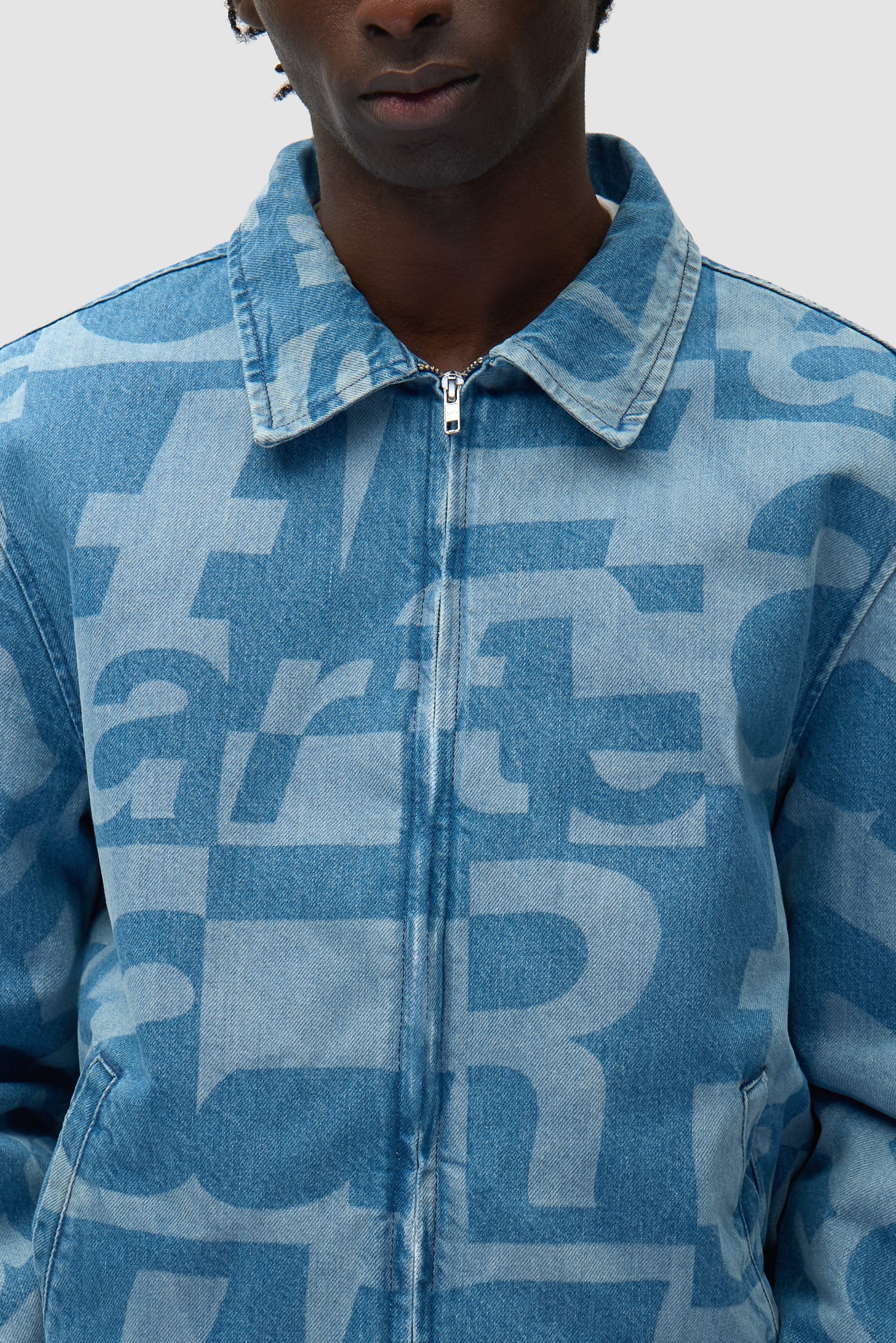 Veste en denim intégral - Denim brut