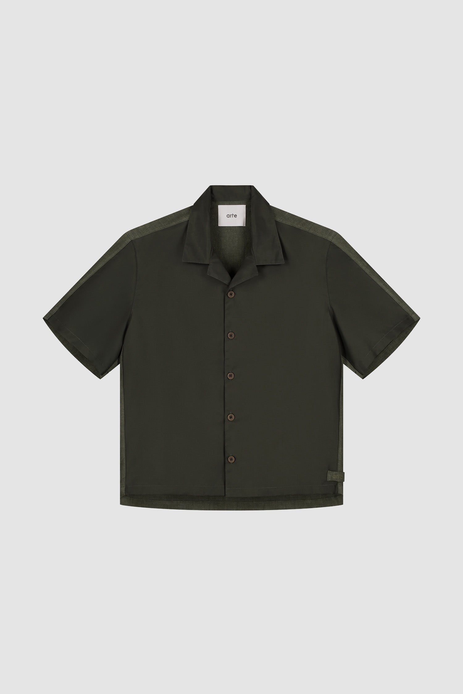 Chemise en lin et nylon - Vert