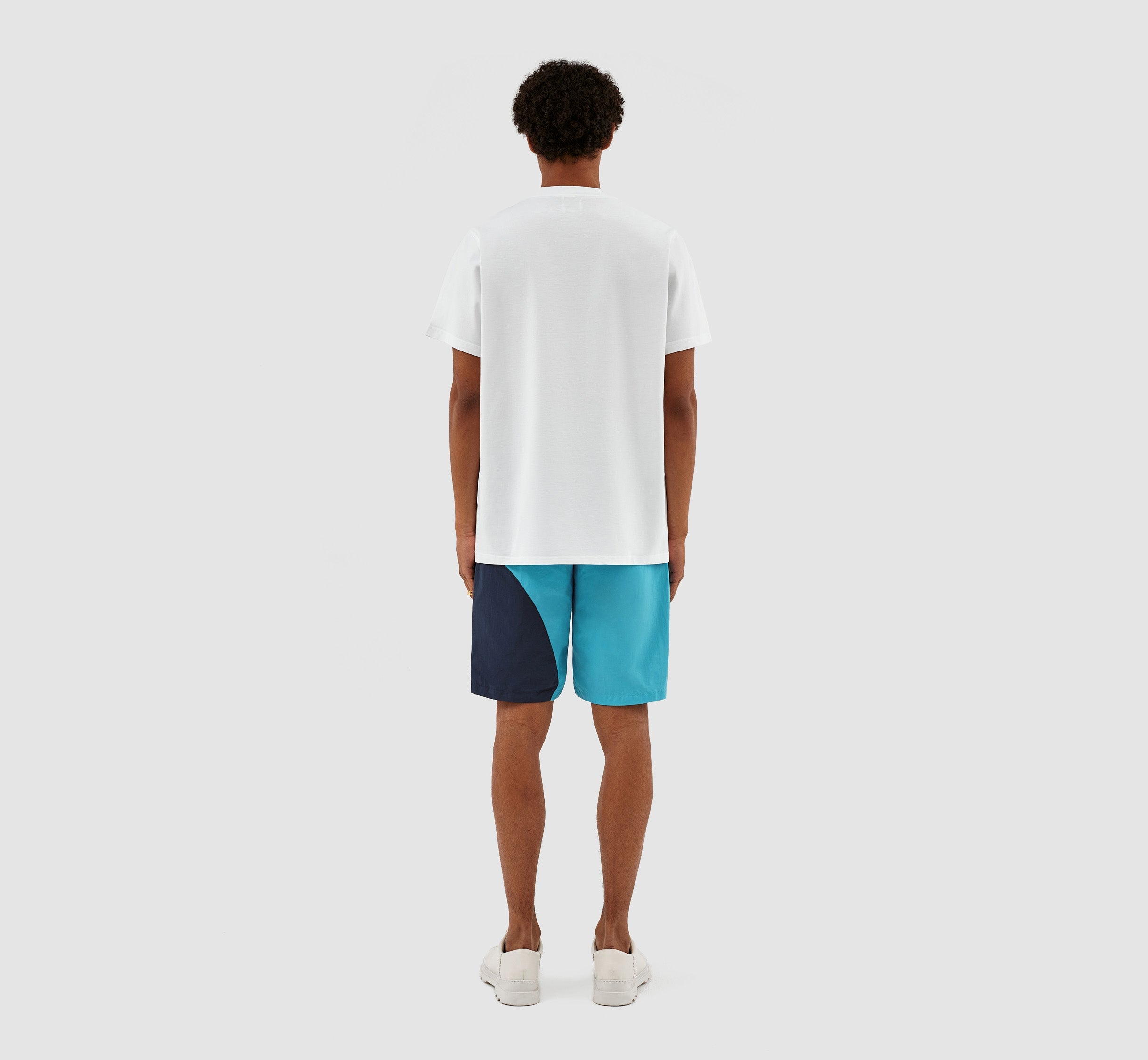 Taut Chenille Logo T-Shirt - Blanc