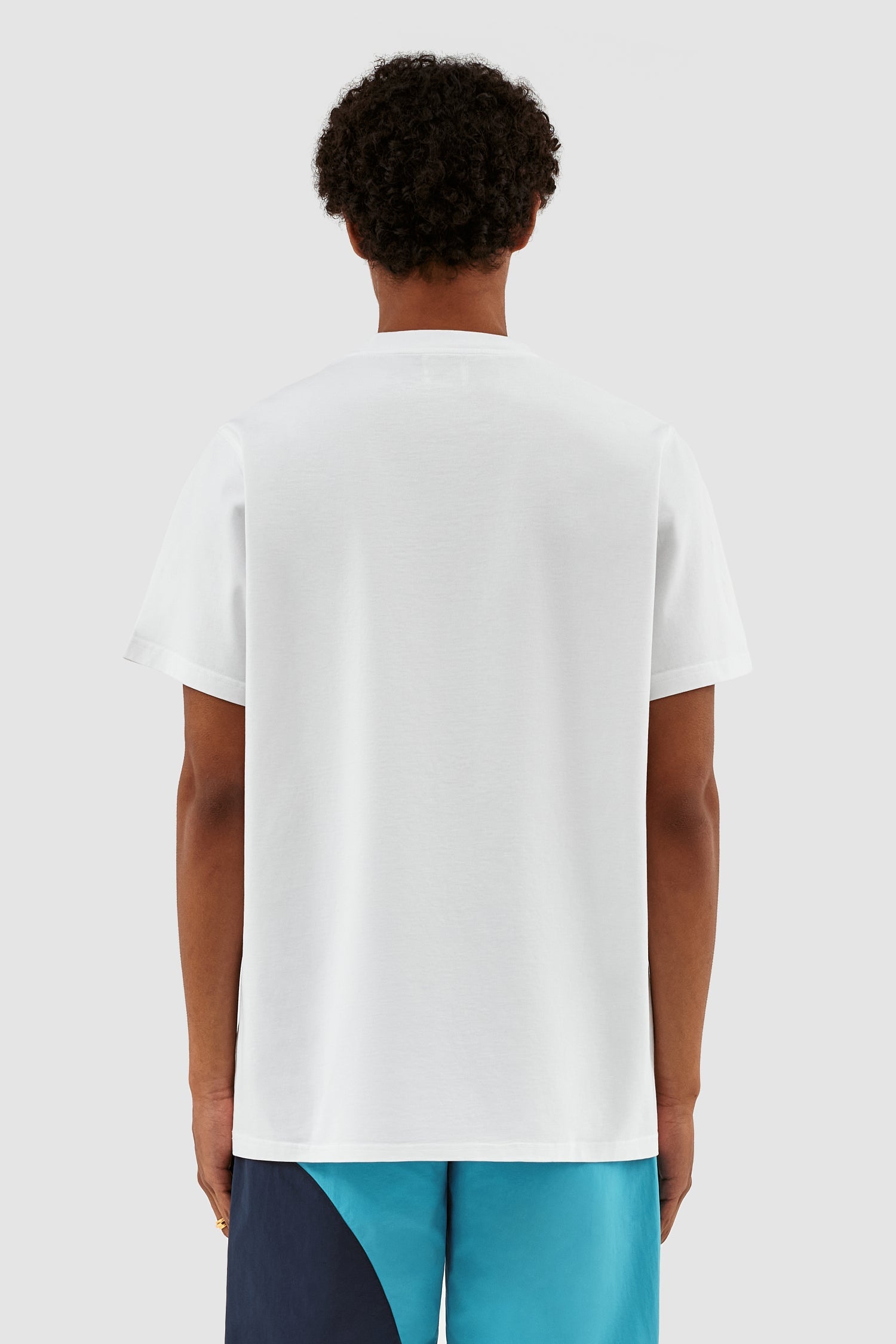 Taut Chenille Logo T-Shirt - Blanc