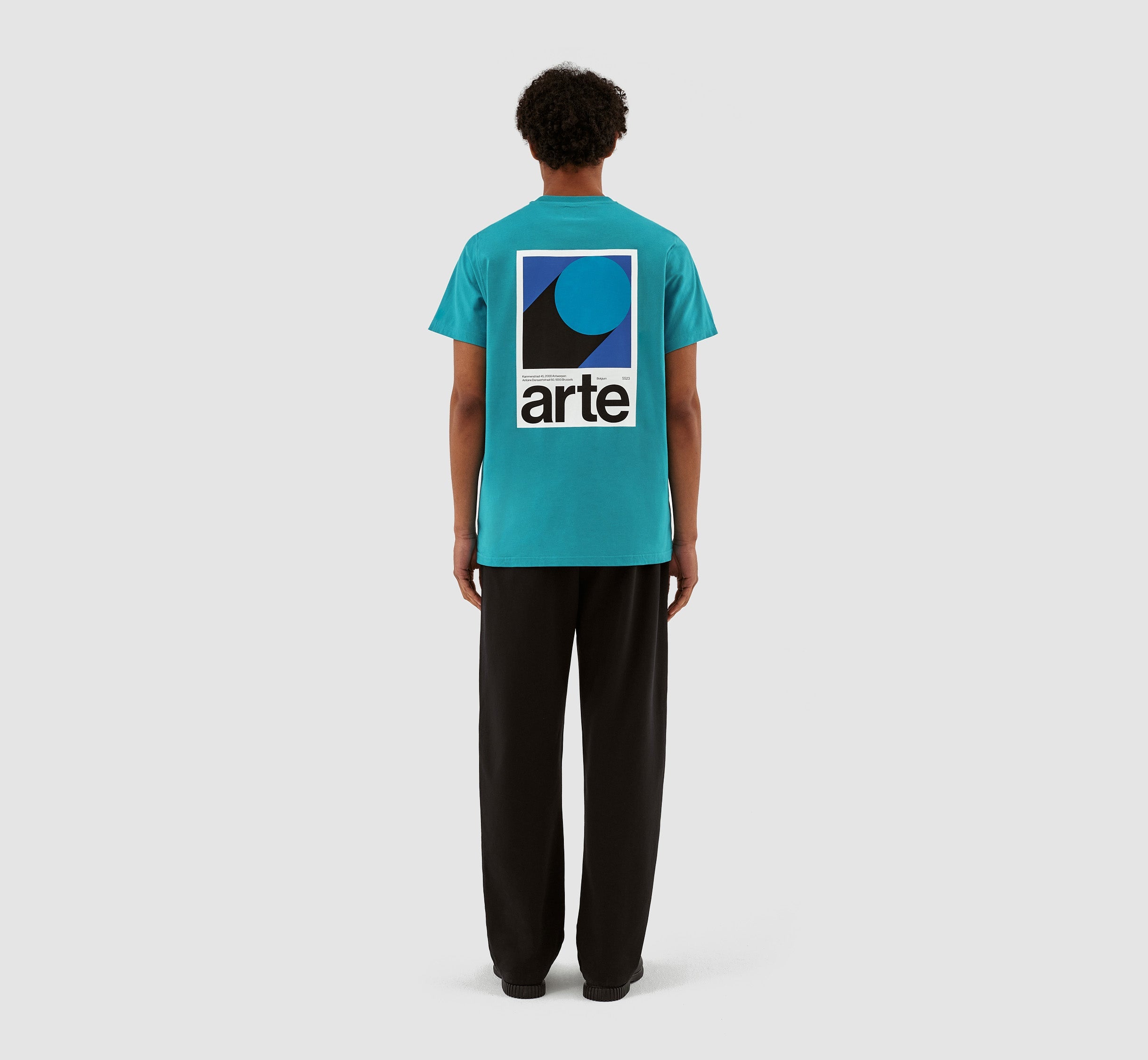 T-shirt imprimé Taut Back B - Bleu lac