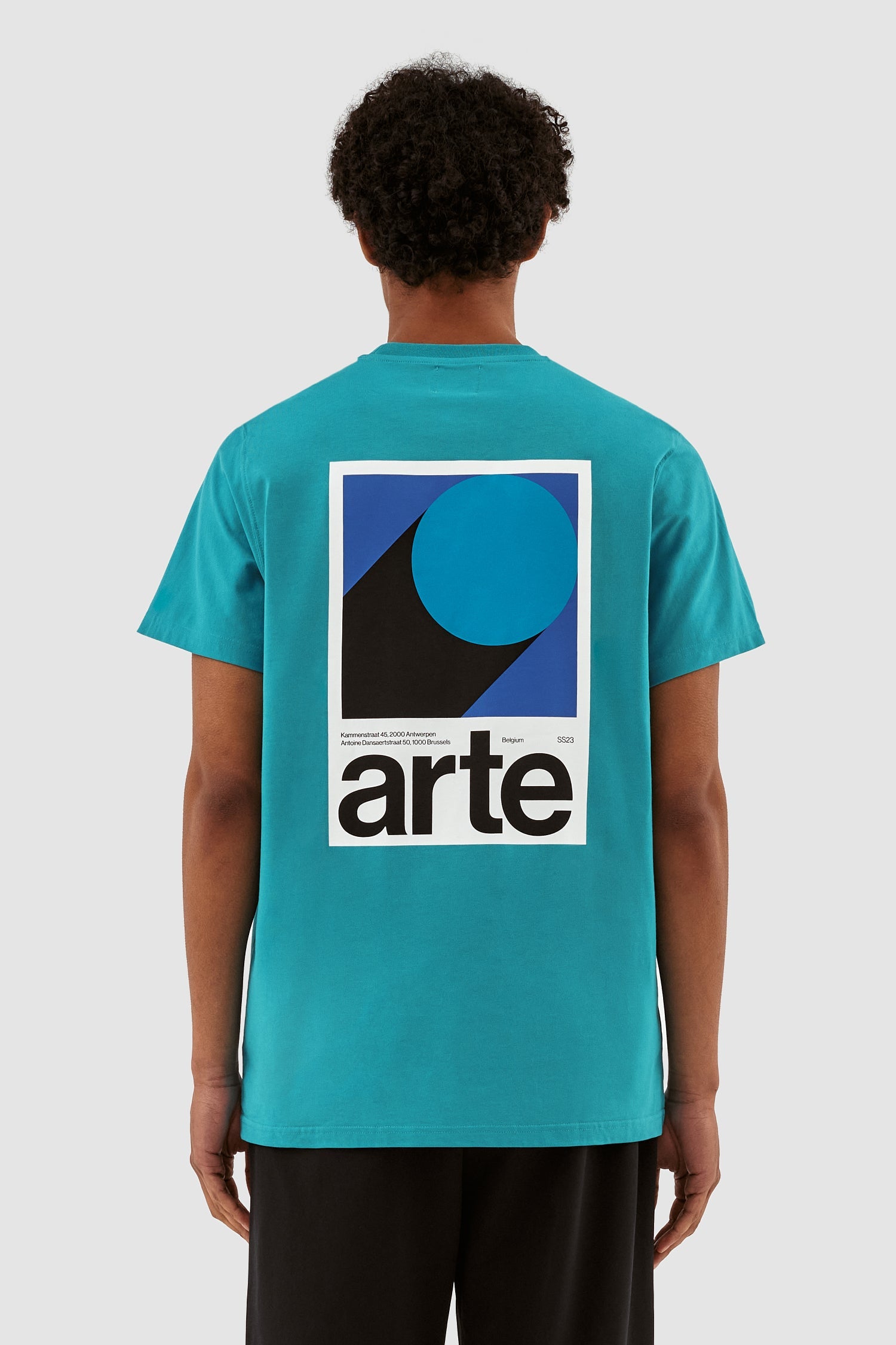 T-shirt imprimé Taut Back B - Bleu lac