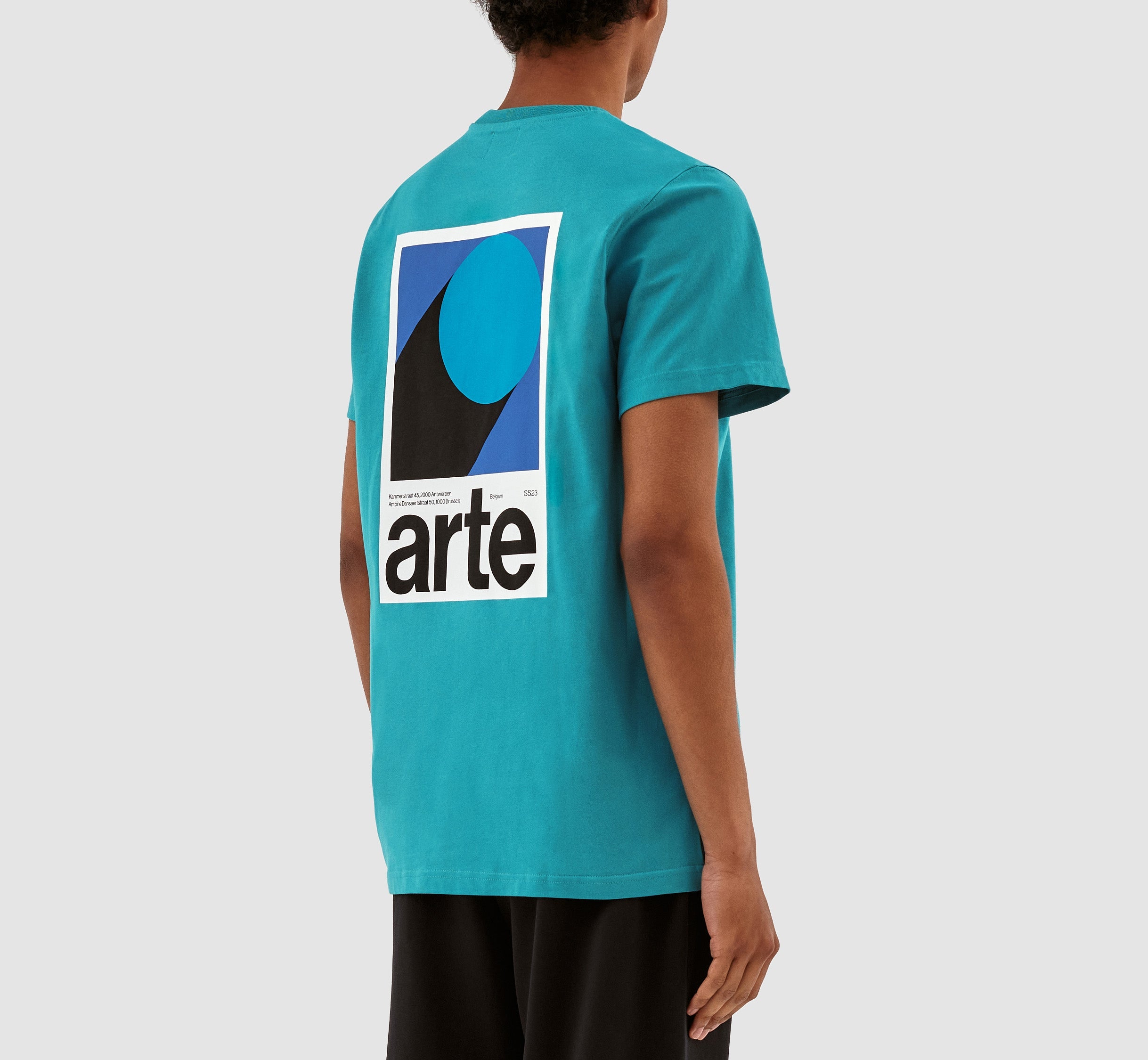 T-shirt imprimé Taut Back B - Bleu lac