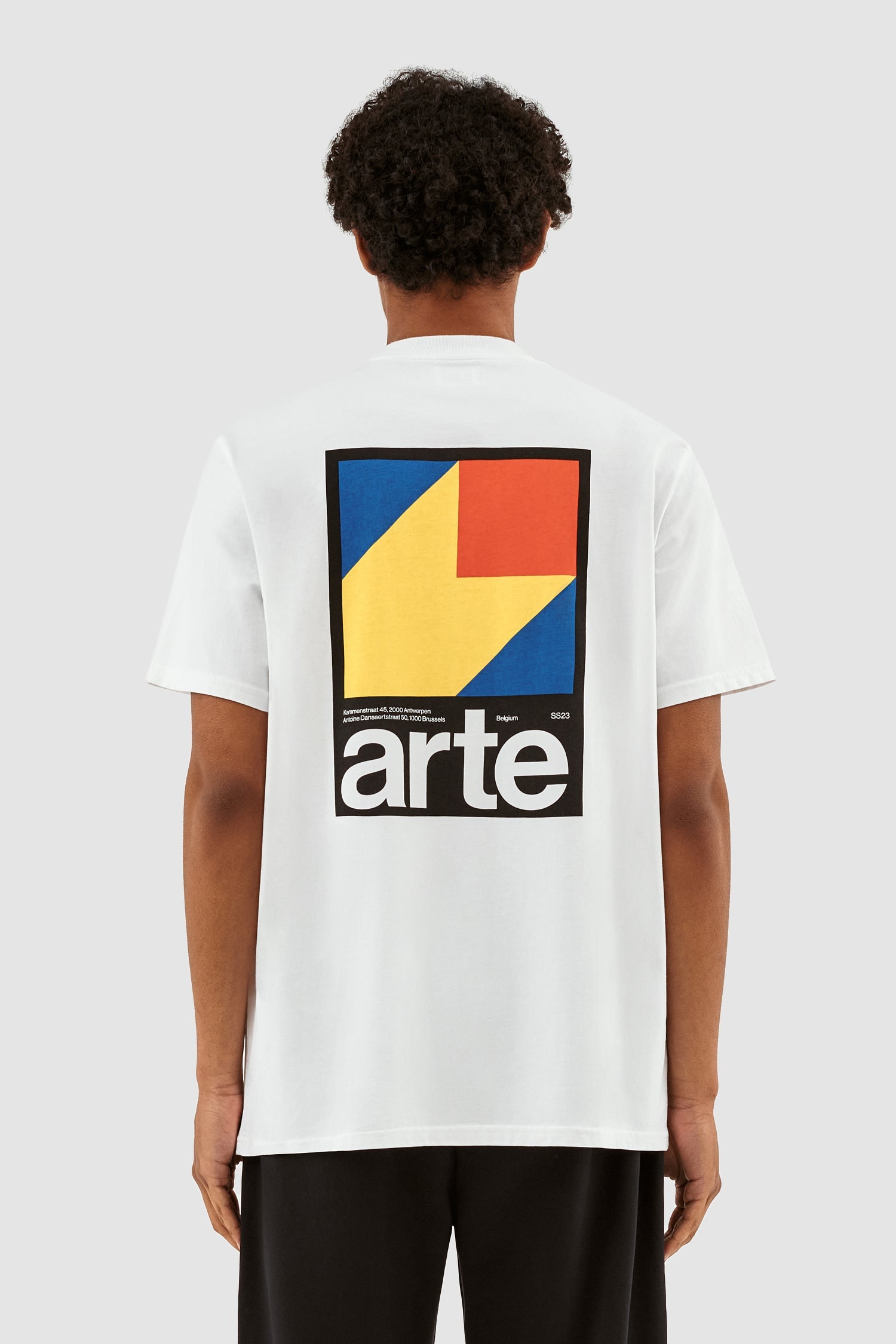 T-shirt imprimé Y de Taut Back - Blanc