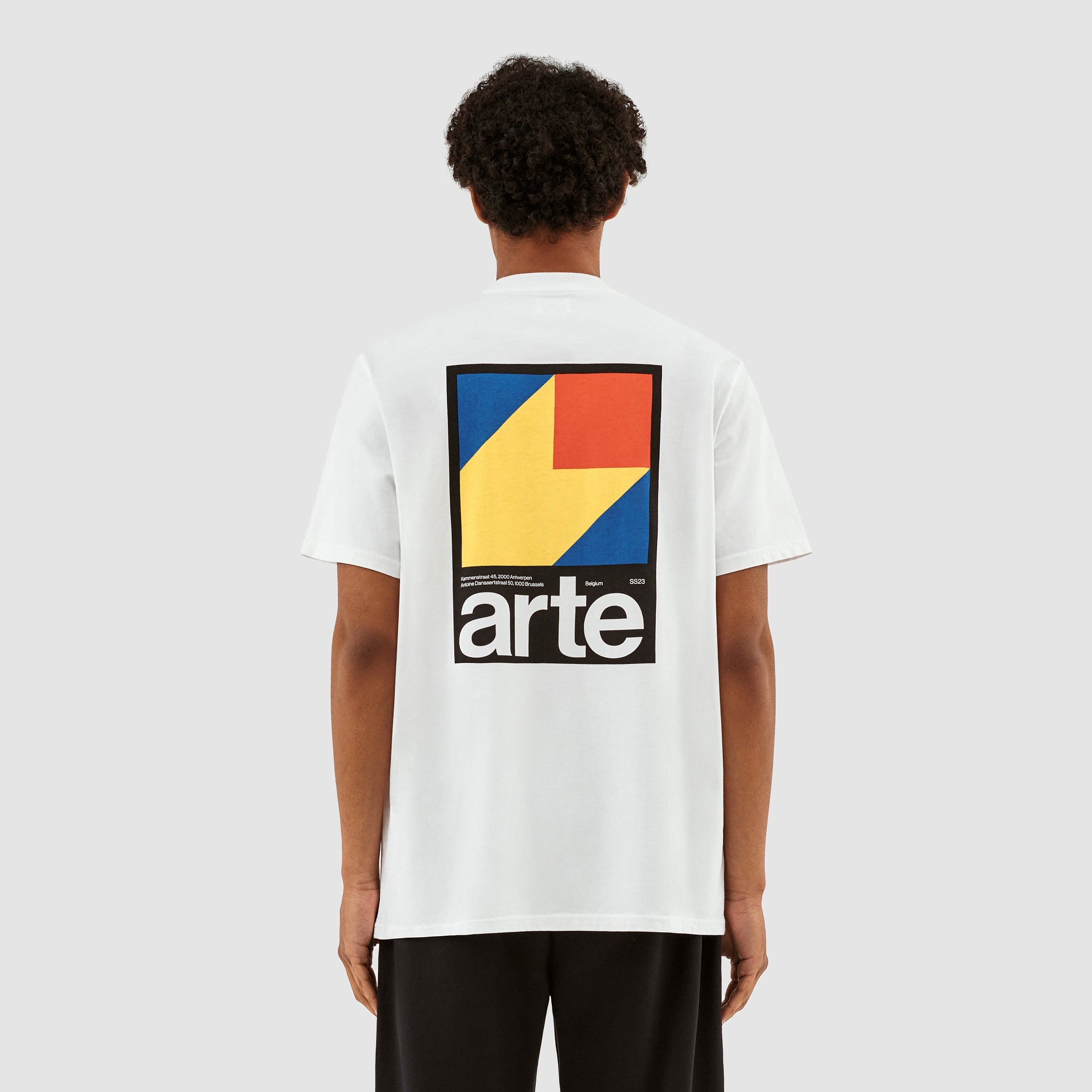 T-shirt imprimé Y de Taut Back - Blanc