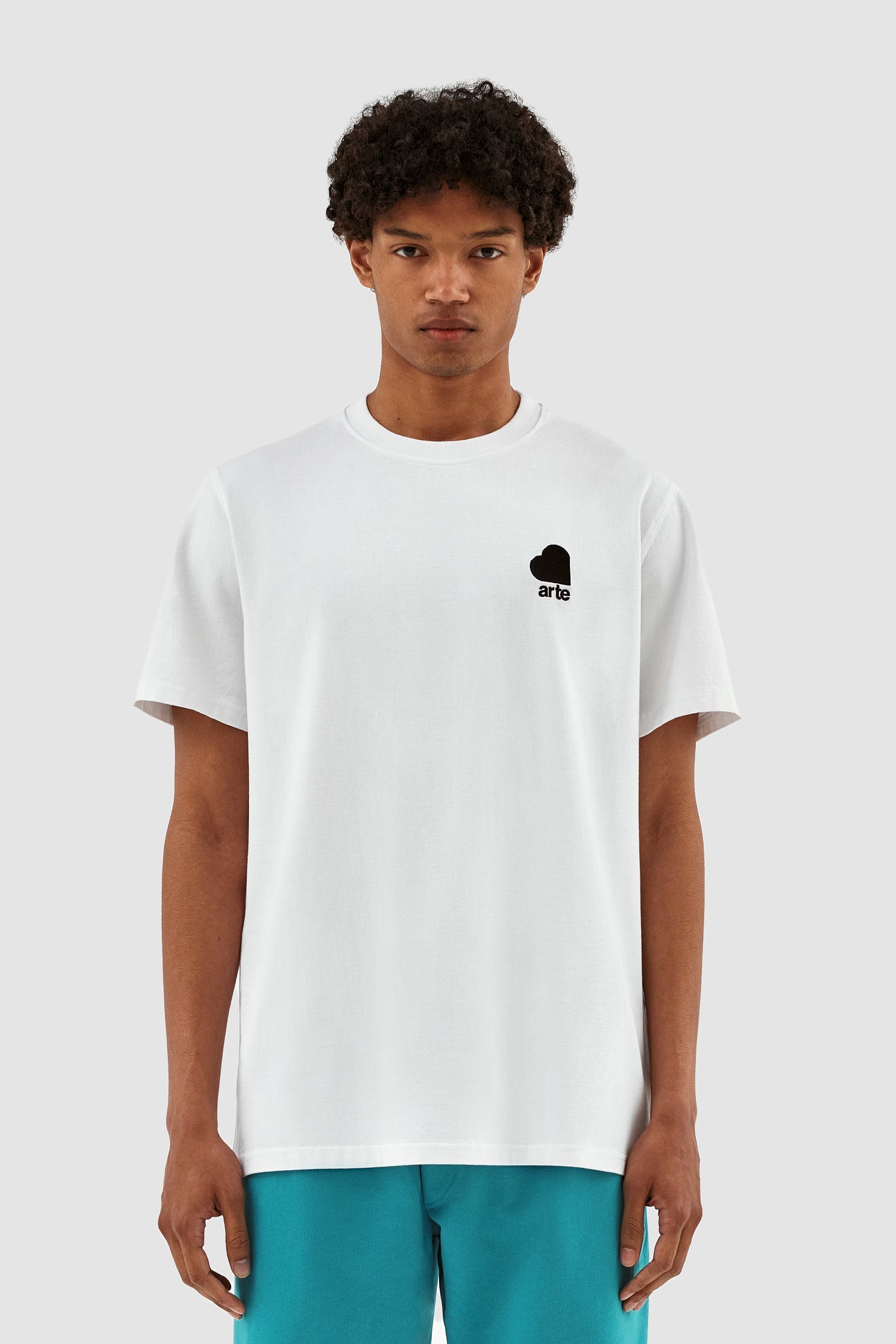 T-shirt Taut Heart Logo - Blanc