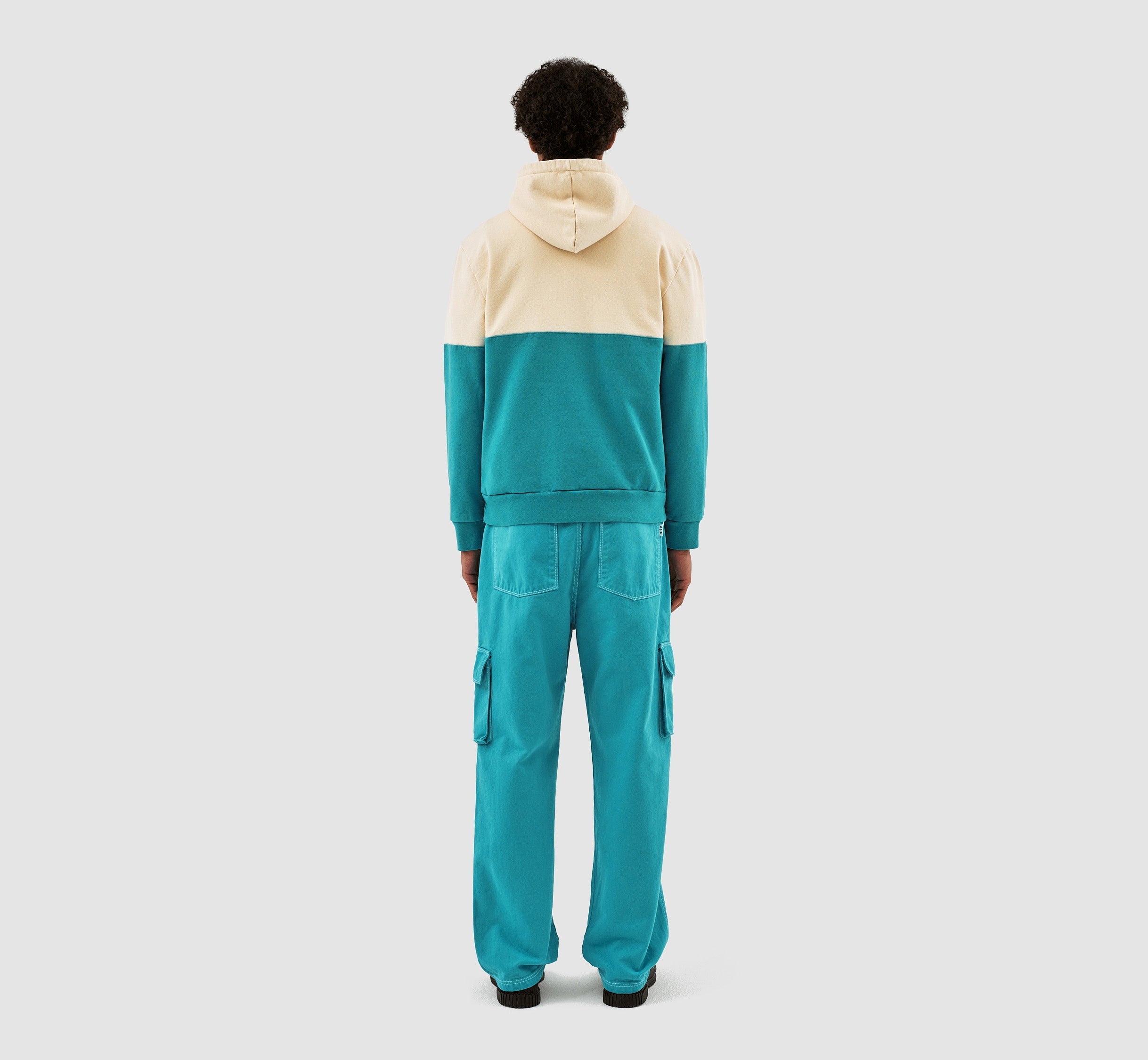 Henny Multi Hoodie - Crème/Bleu de lac