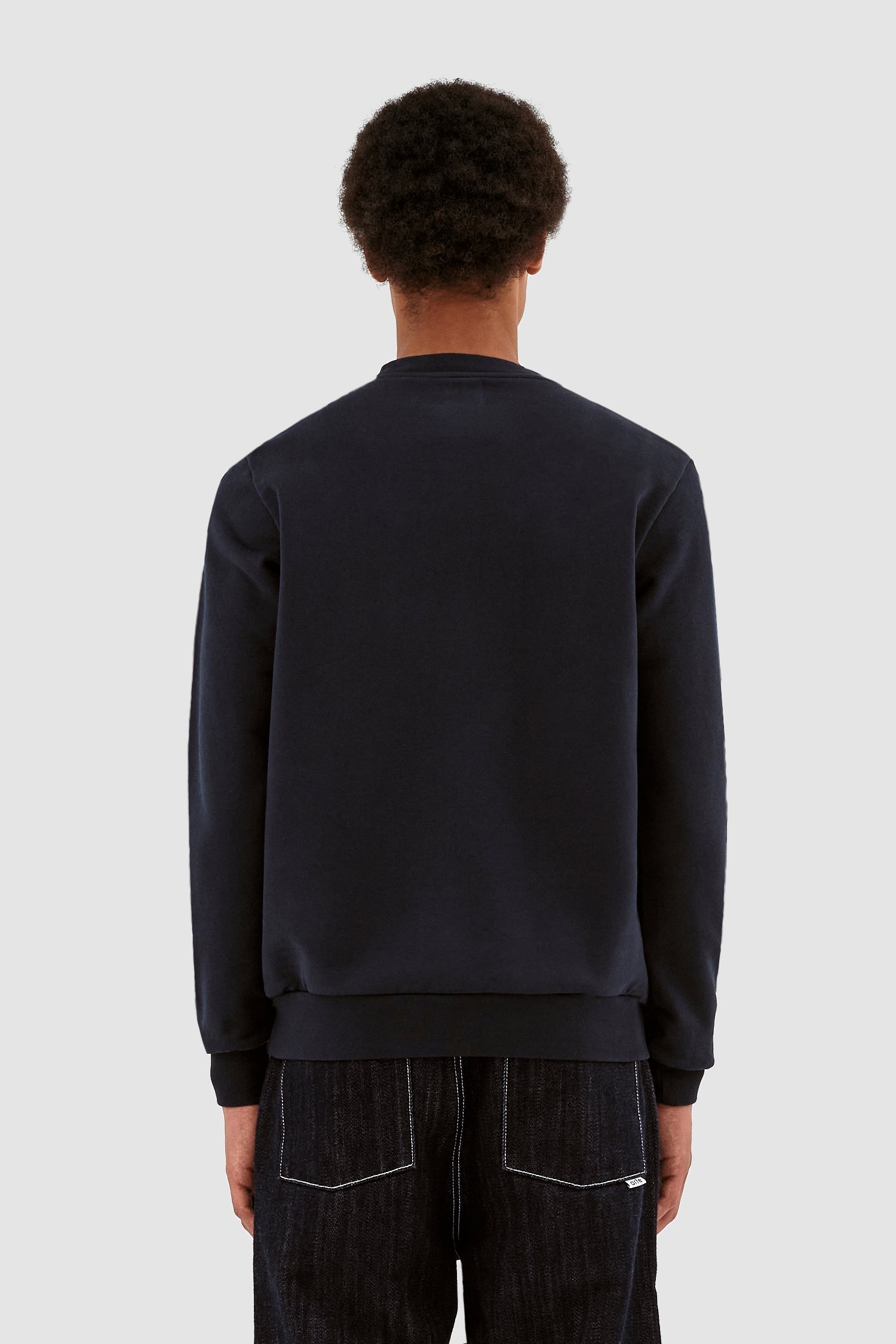 Conrad Chenille Logo Crewneck - Marine