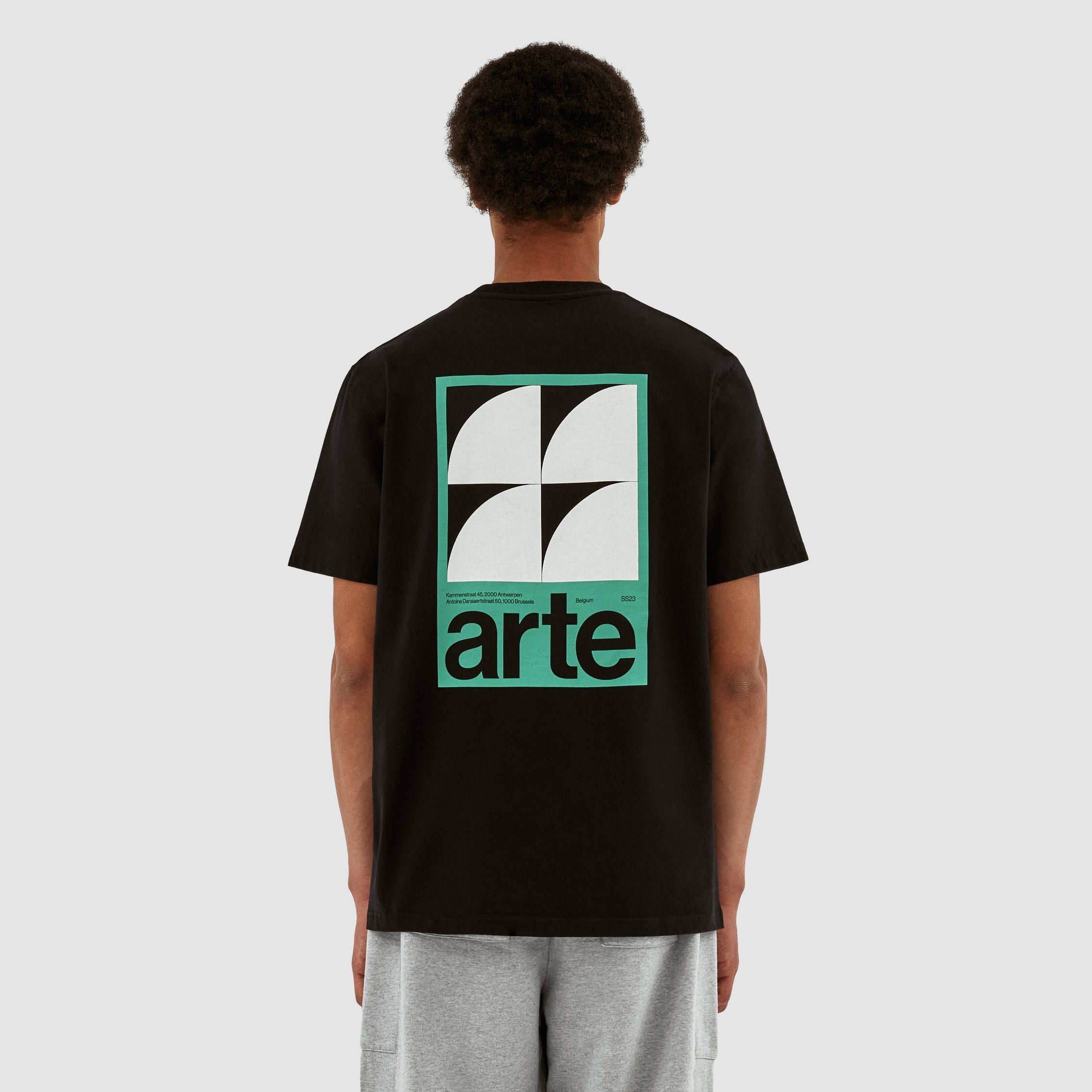 Taut Back G Print T-shirt - Noir