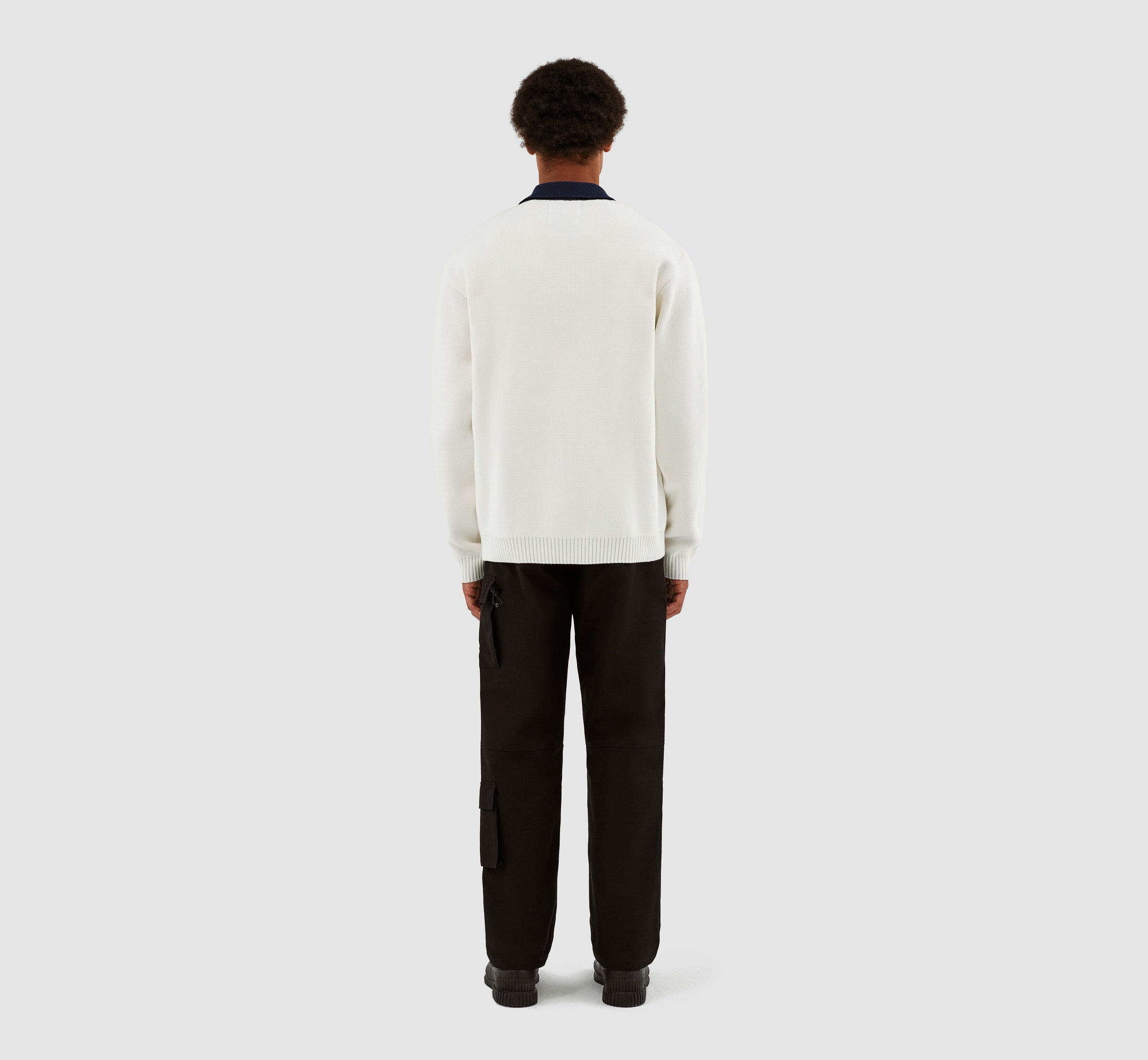 Cardigan Keler Conrast - Blanc