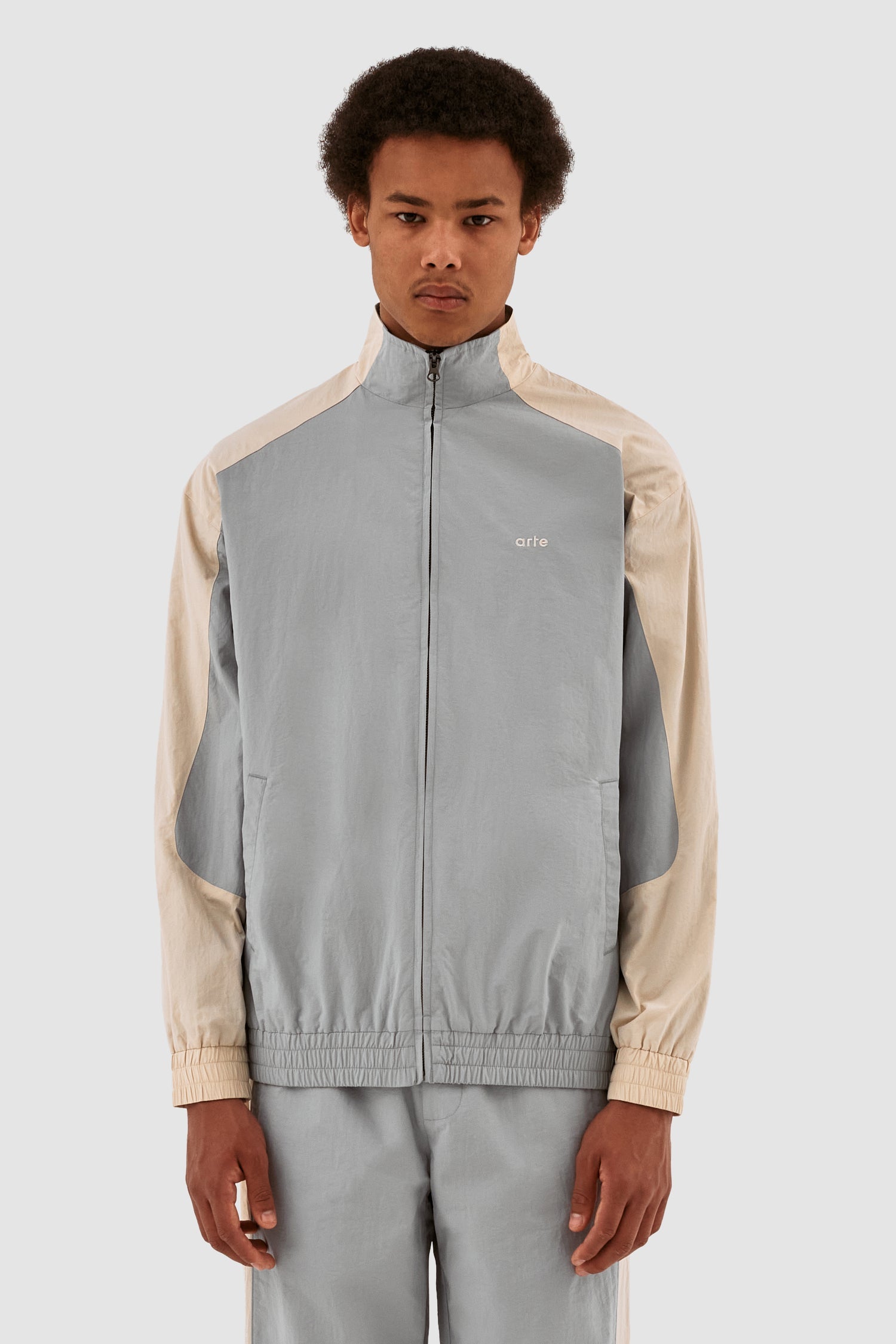 Veste Jordan Colorblock - Crème/Gris