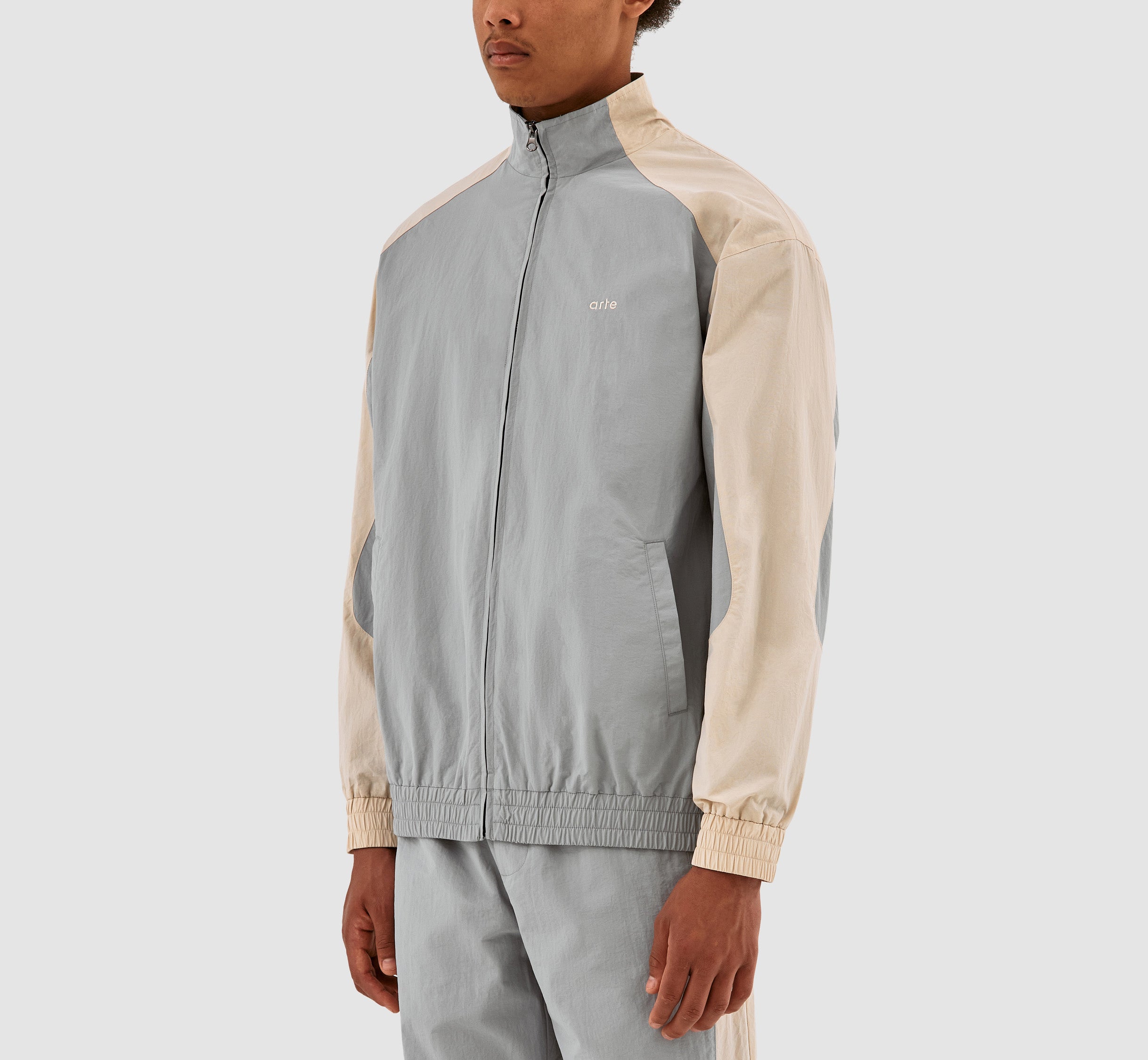 Veste Jordan Colorblock - Crème/Gris