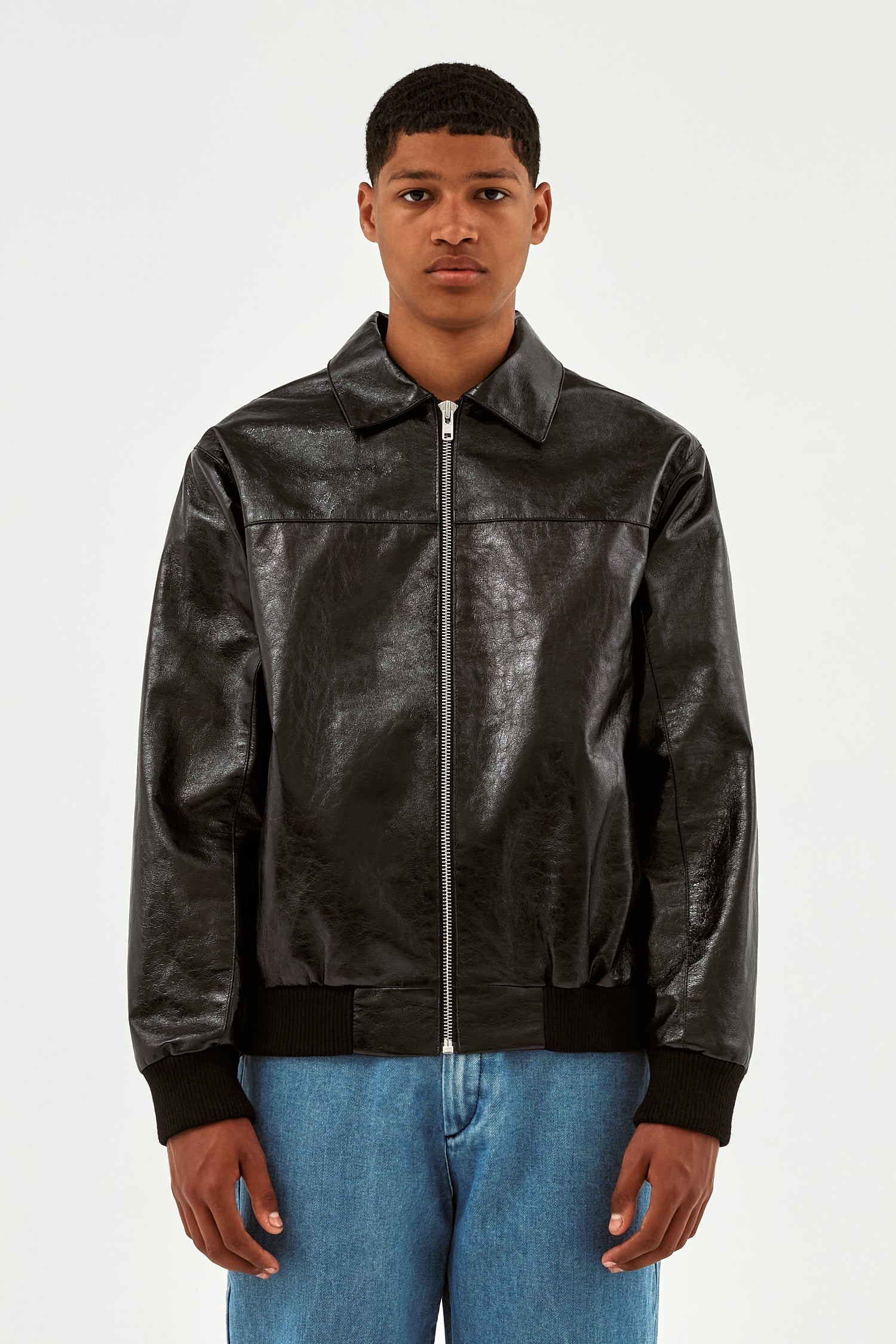 Veste brevetée Jonah - Noir