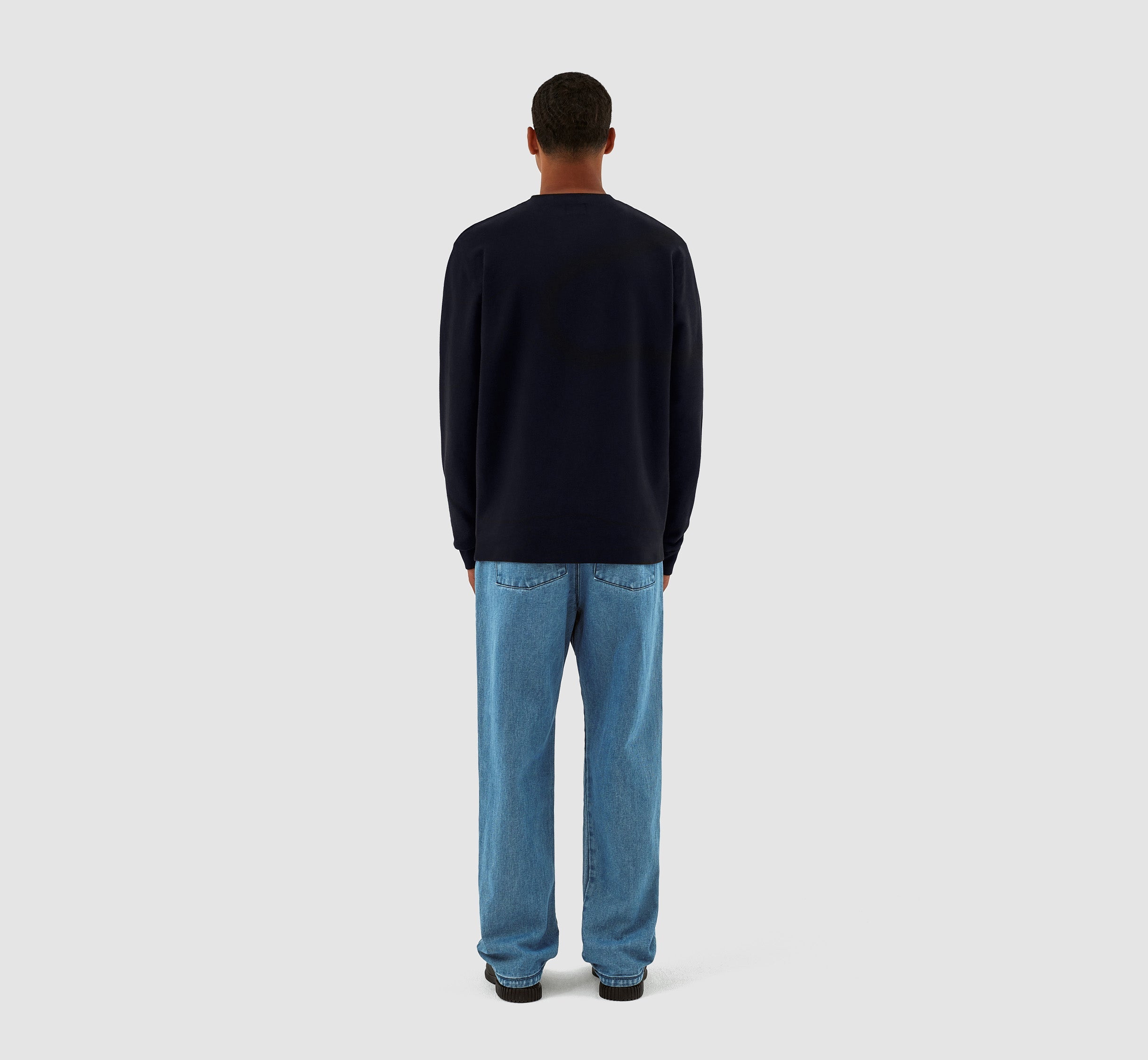 Clarck Scribble Crewneck - Marine