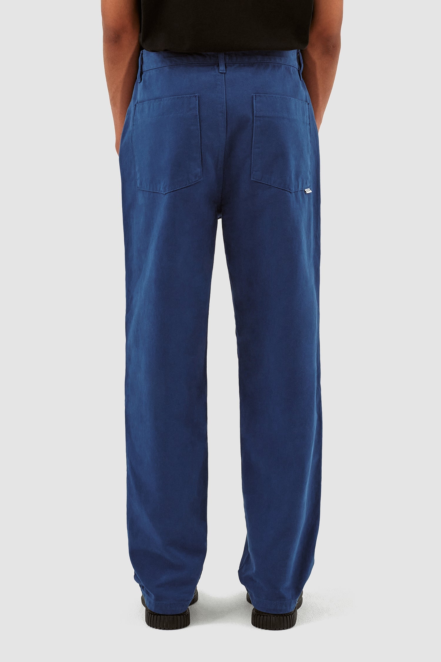 Pantalon en velours de coton Porter - Bleu