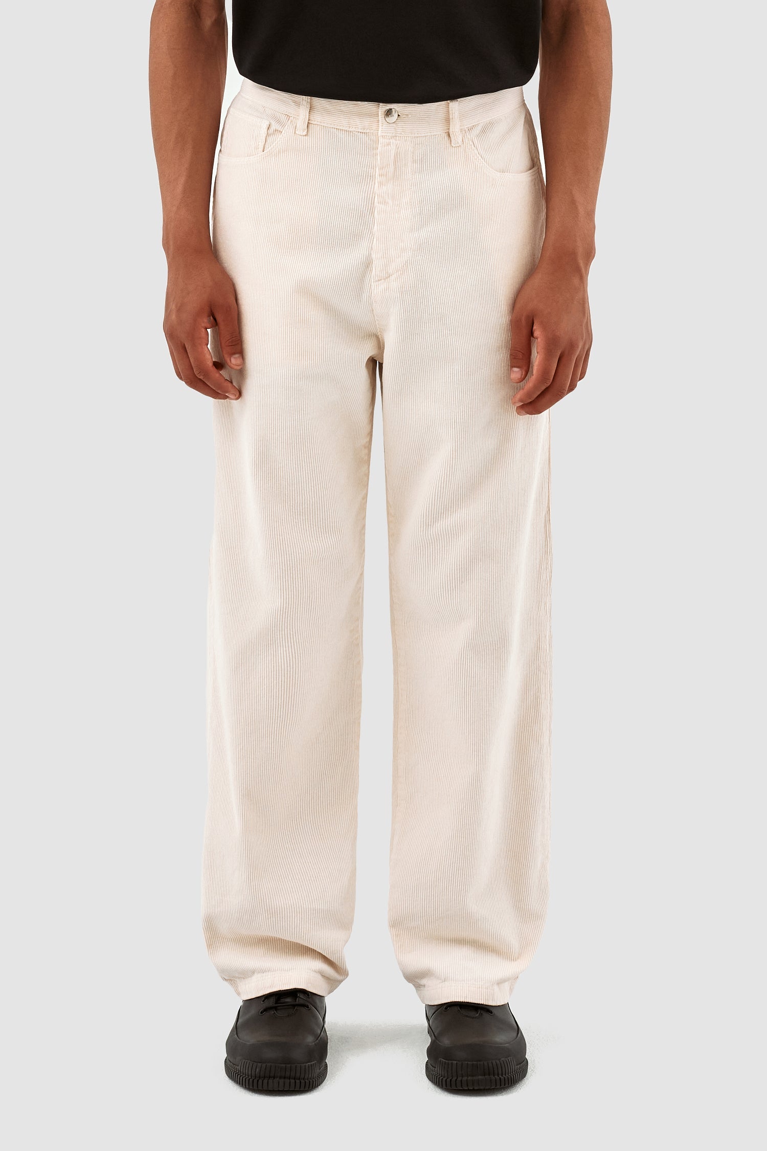 Pantalon en velours côtelé Perry - Crème