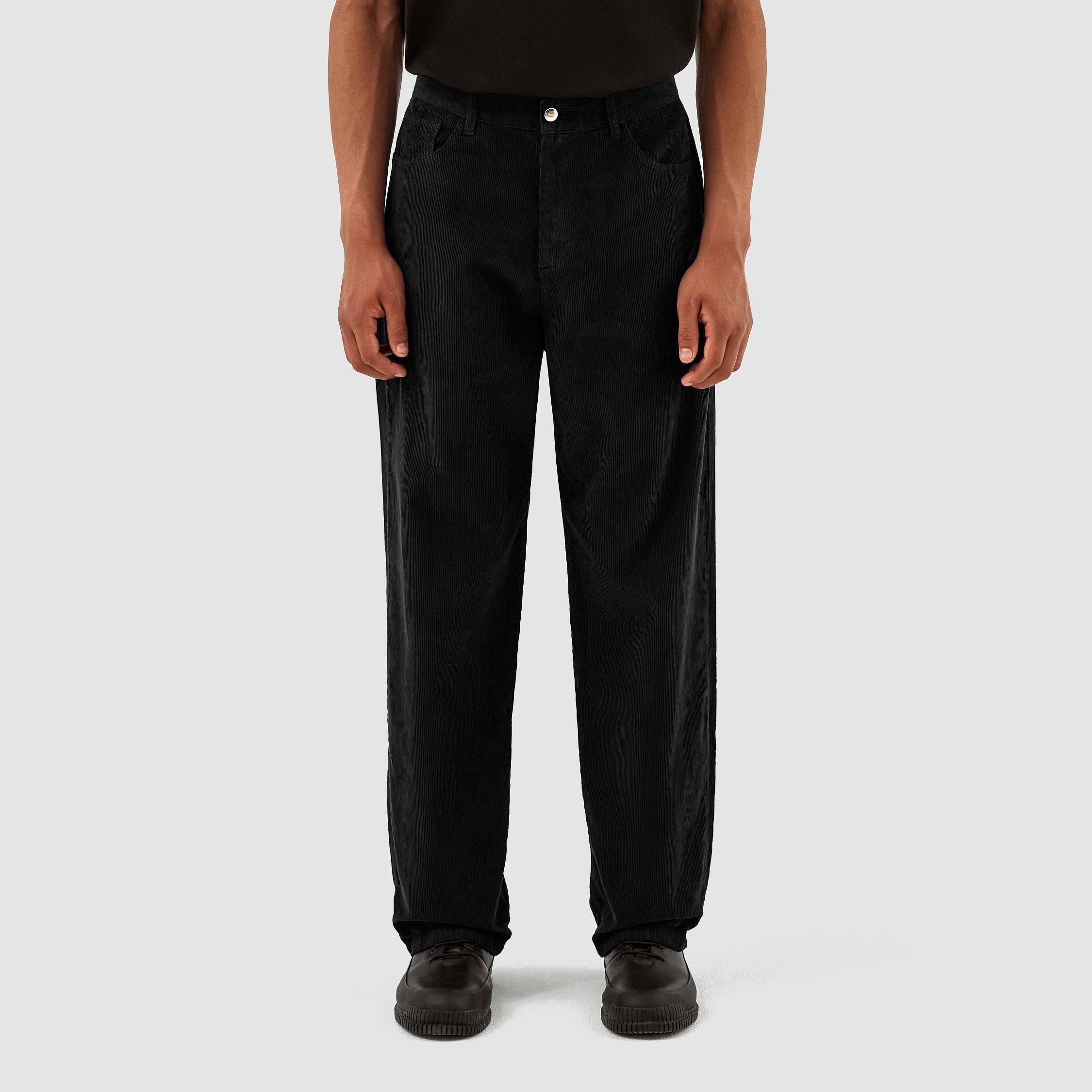 Pantalon en velours côtelé Perry - Noir