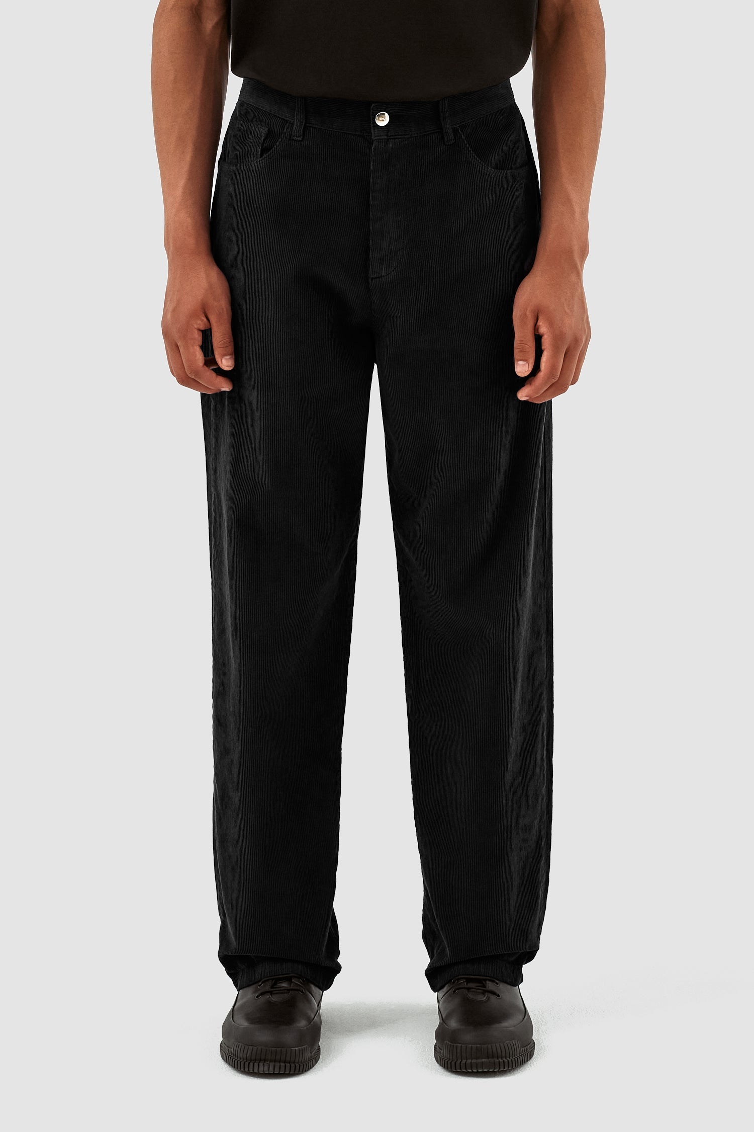 Pantalon en velours côtelé Perry - Noir
