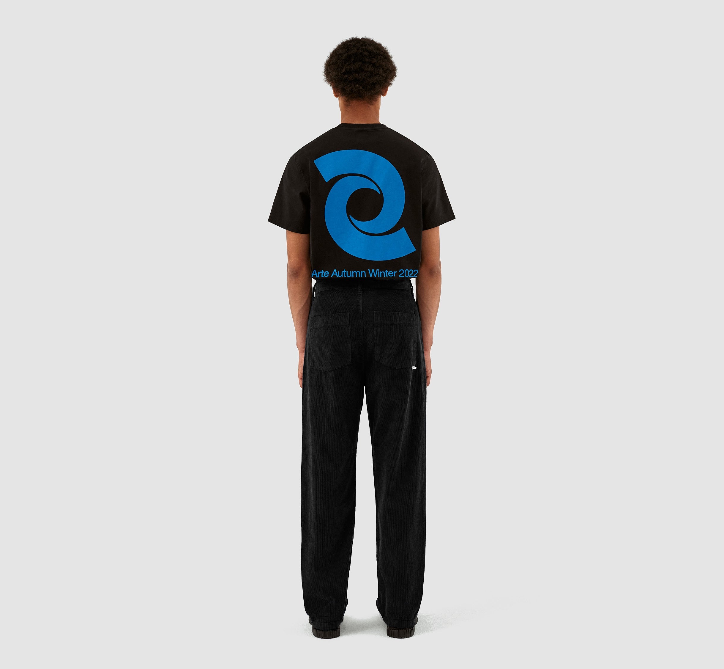 Pantalon en velours côtelé Perry - Noir