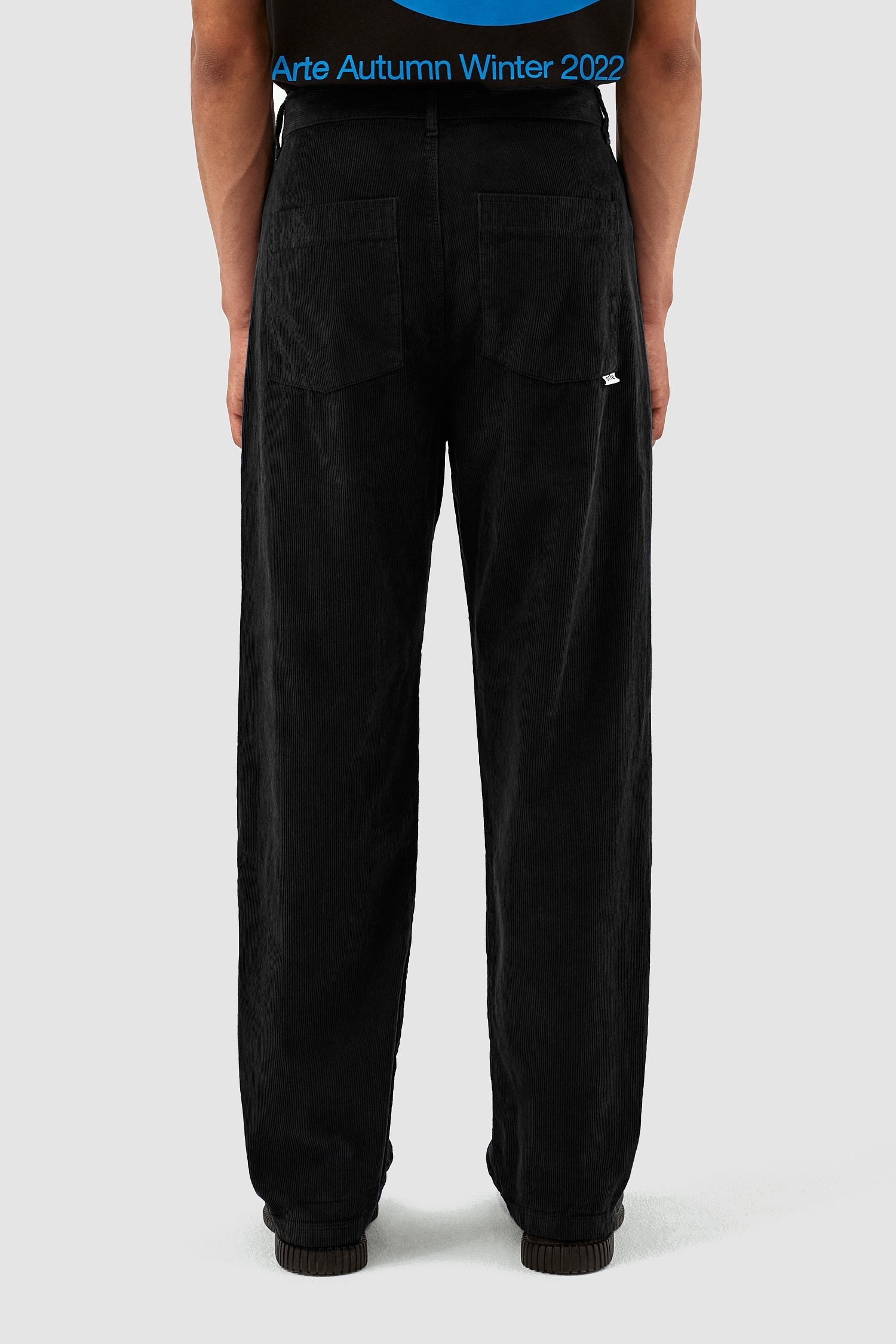 Pantalon en velours côtelé Perry - Noir