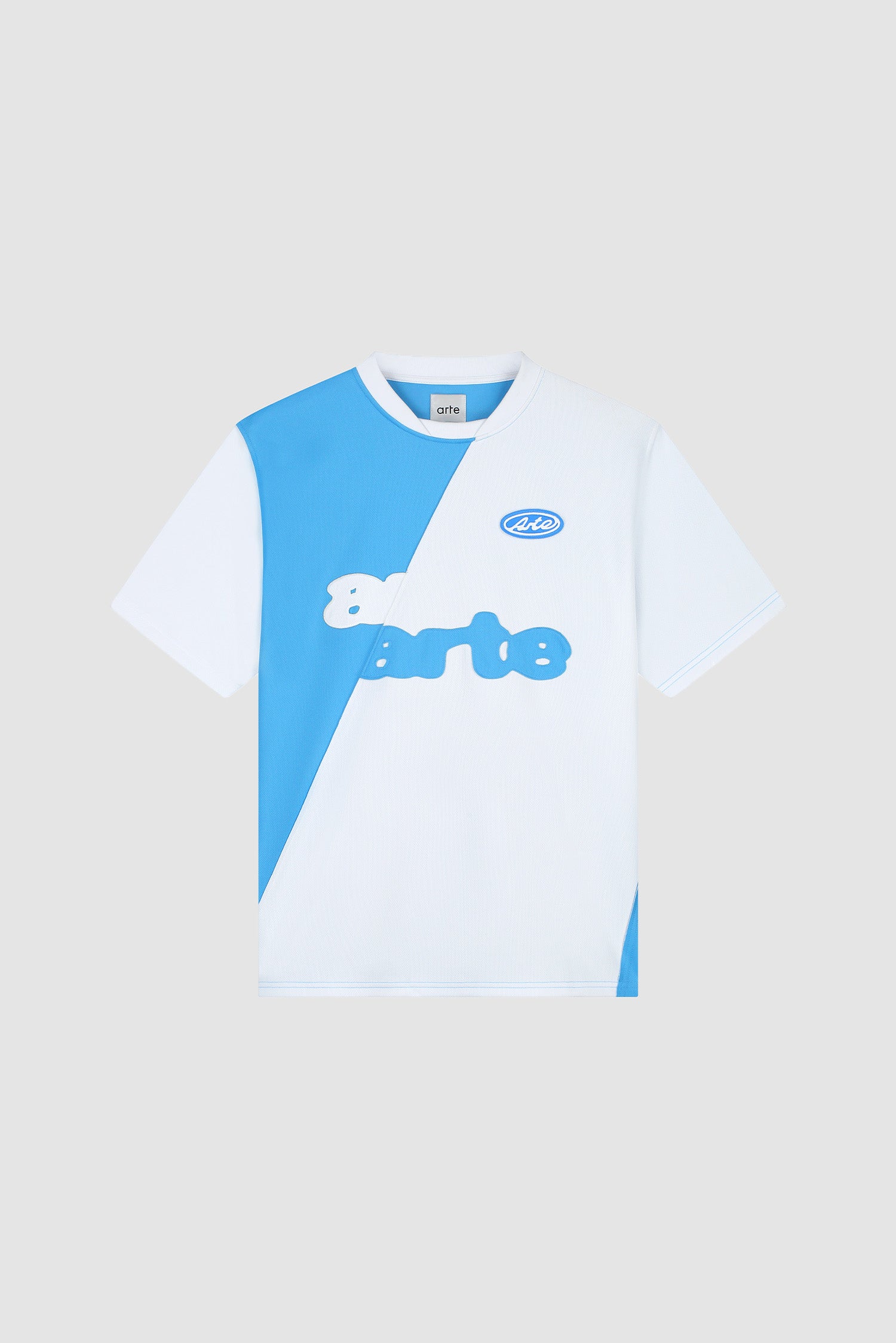 T-shirt de football - Bleu/Blanc