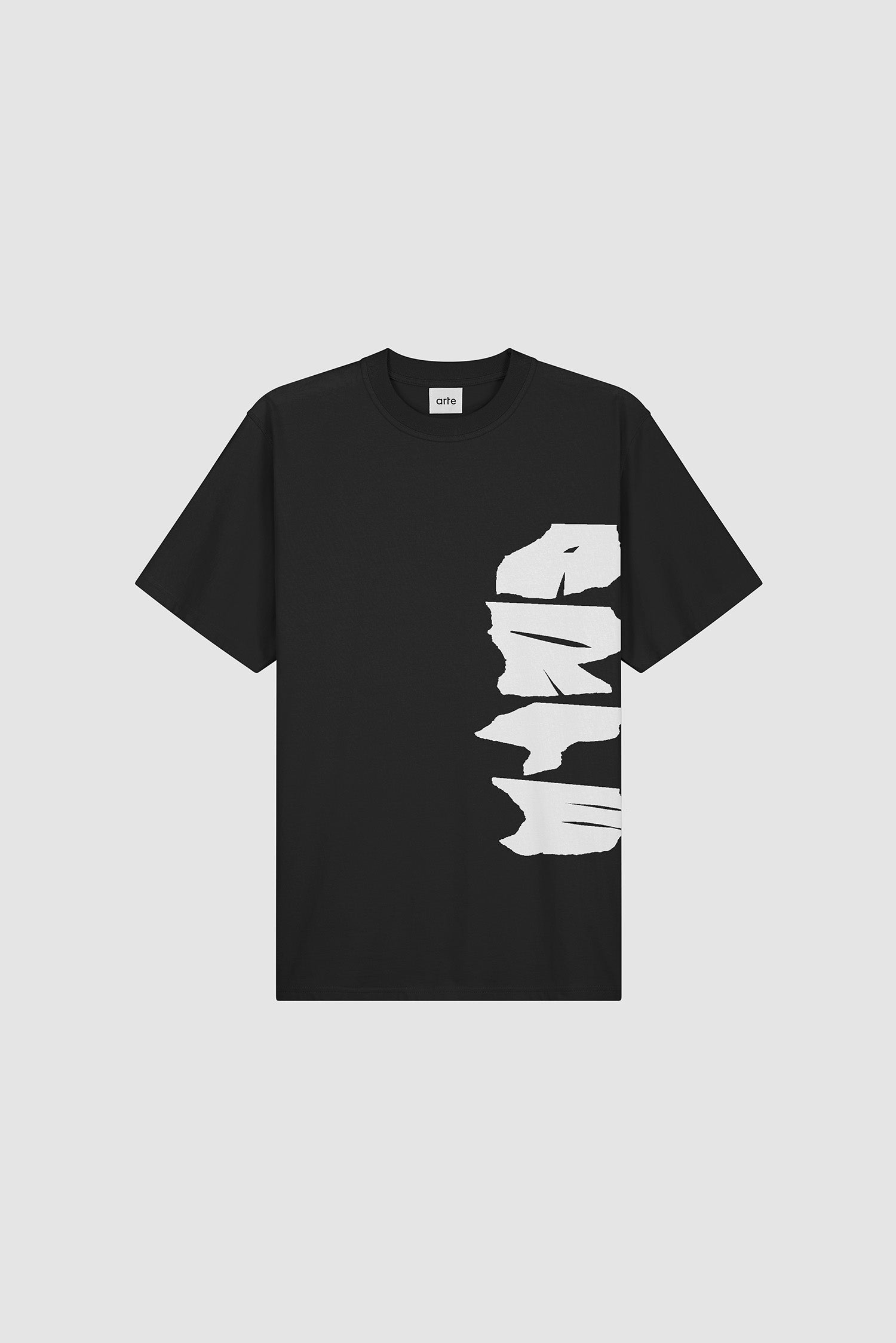 T-shirt avec logo sur le côté - Noir