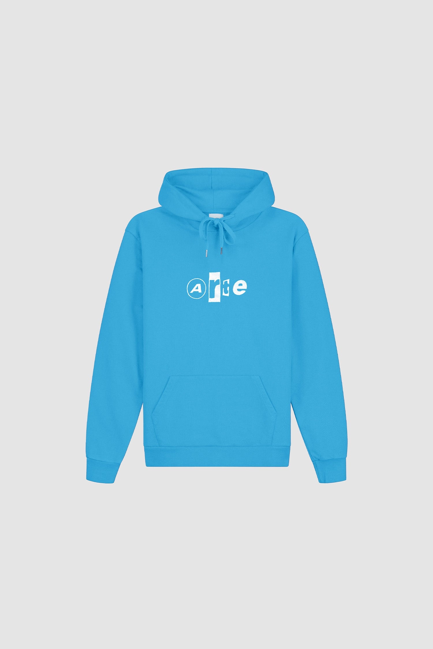 Sweat à capuche avec logo collage - Bleu