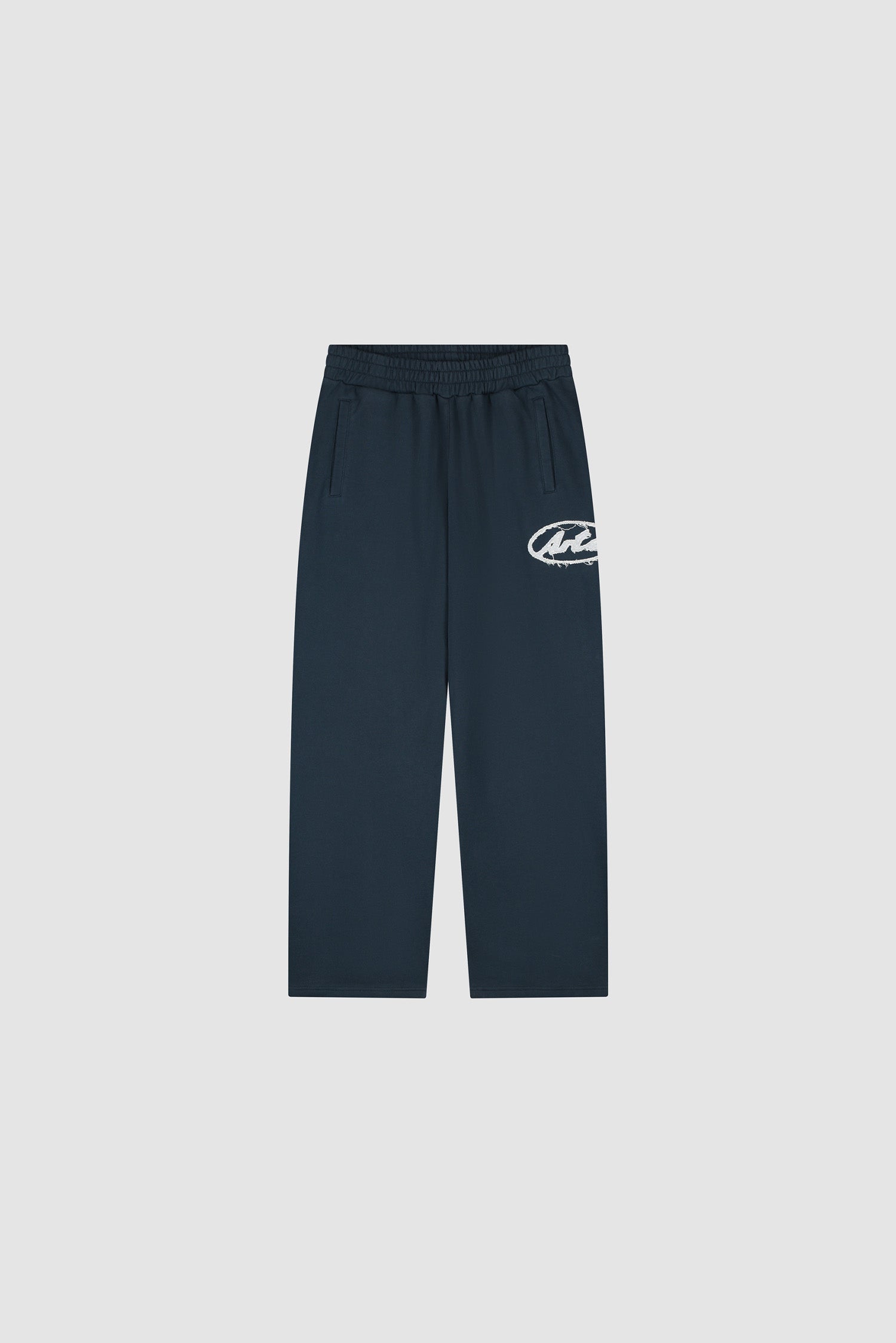 Pantalon de survêtement avec logo Circle Patch - Bleu marine