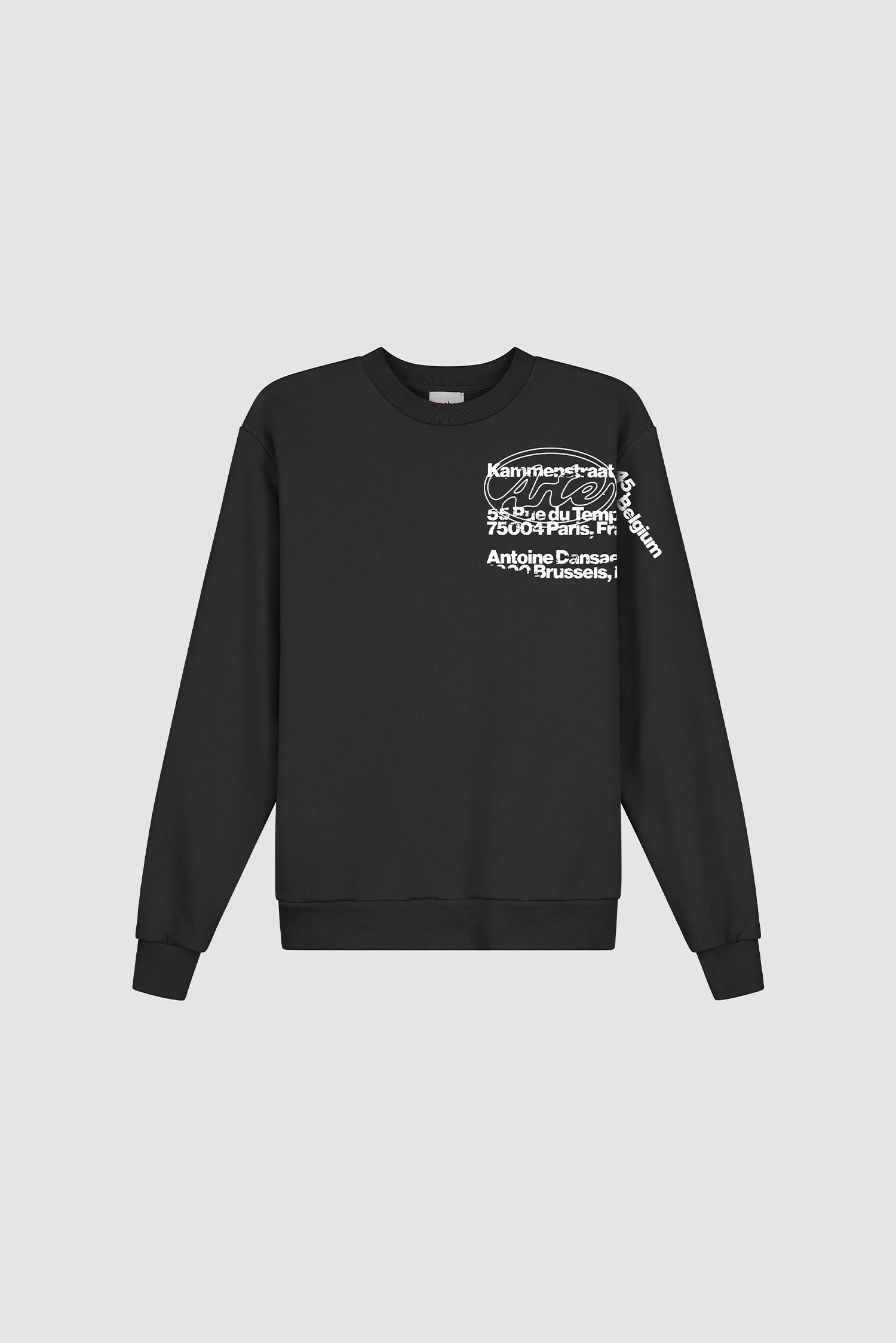 T-shirt à col rond - Noir