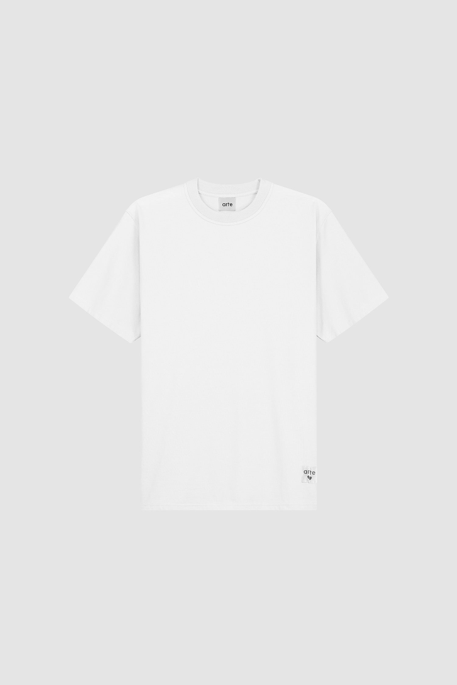 T-shirt à étiquette réversible - Blanc