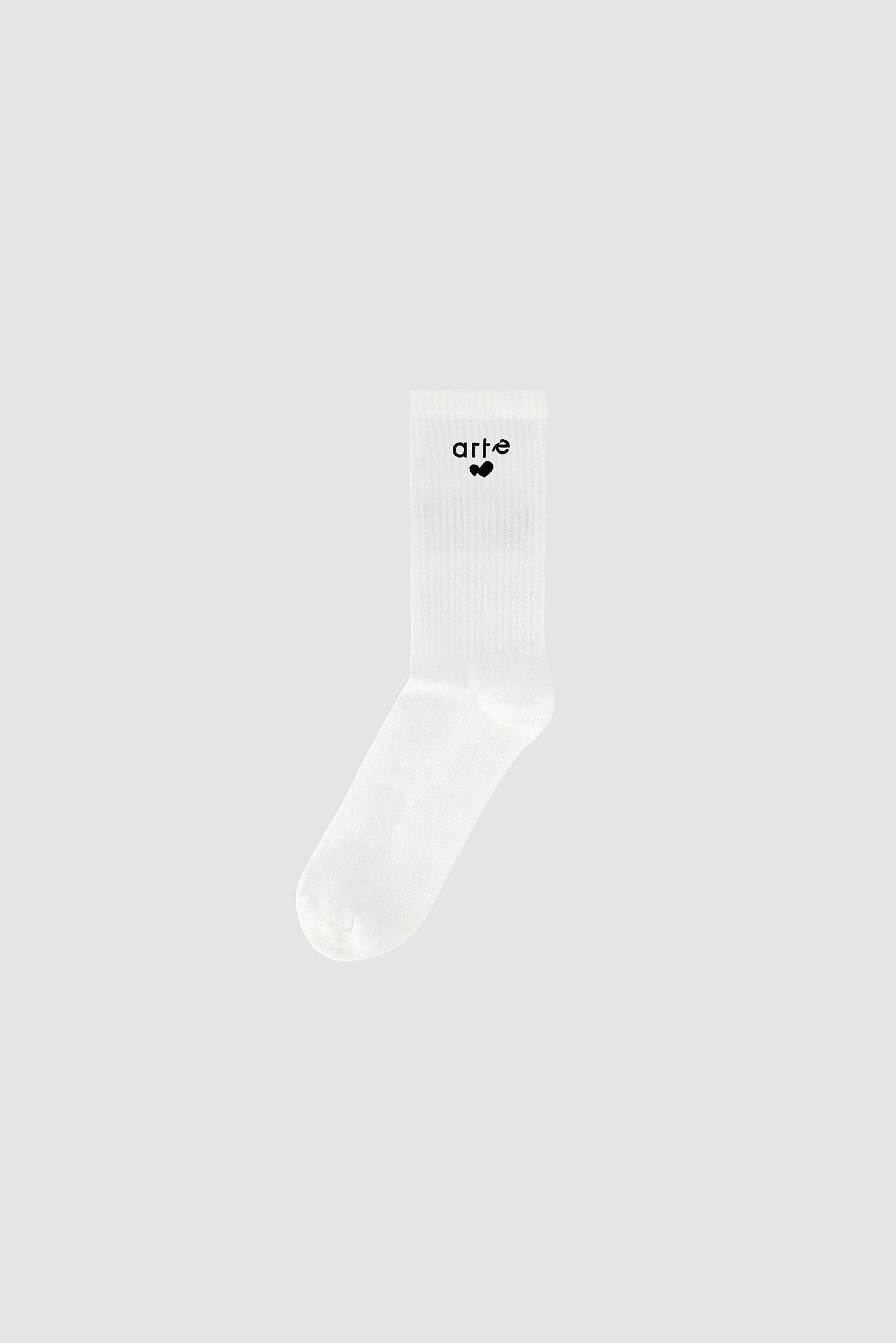 Chaussettes à logo en forme de cœur - blanches